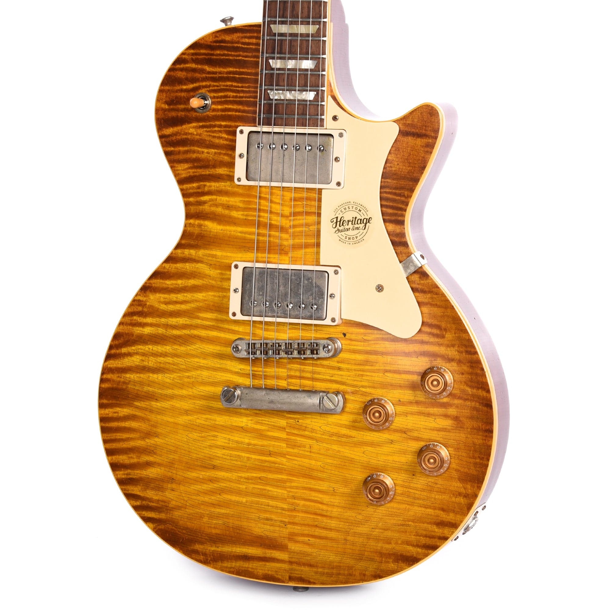 Heritage Custom Shop Core H-150 Artisan Aged Dirty Lemon Burst w