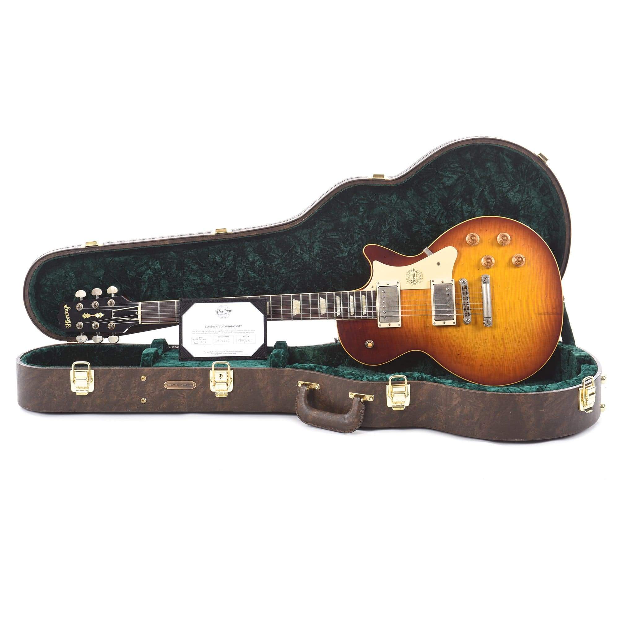 Heritage Custom Shop Core H-150 Artisan Aged Tobacco Sunburst w/CME Hand-Selected Top Electric Guitars / Solid Body
