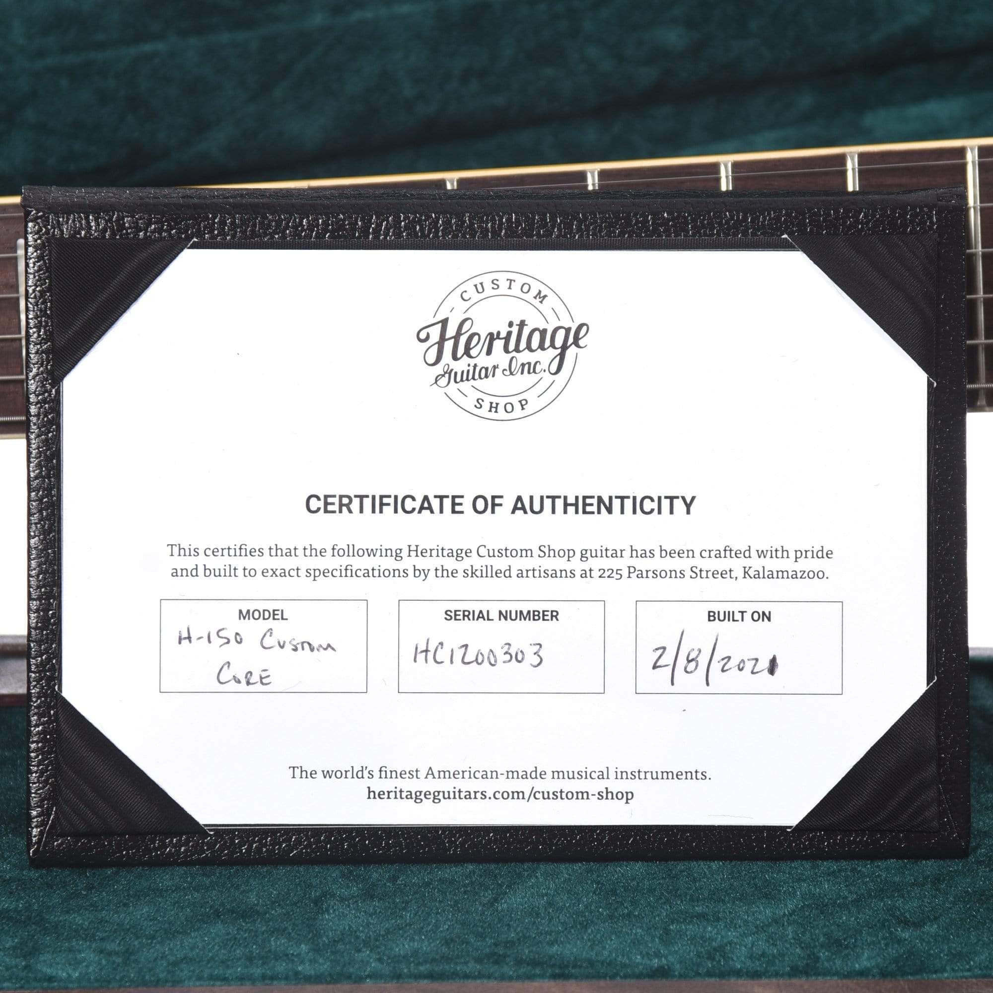 Heritage Custom Shop Core H-150 Dark Cherry Sunburst w/CME Hand-Selected Top Electric Guitars / Solid Body