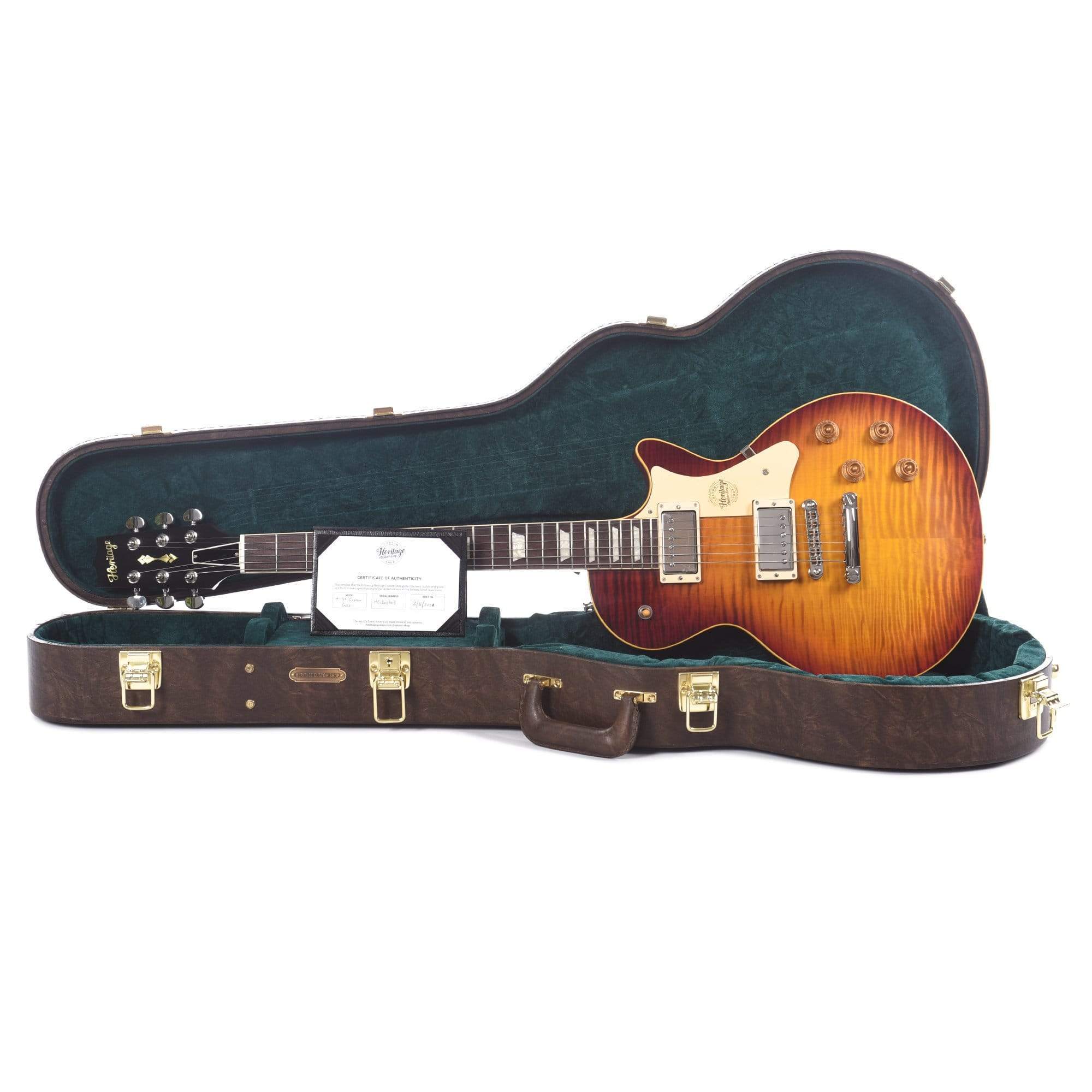 Heritage Custom Shop Core H-150 Dark Cherry Sunburst w/CME Hand-Selected Top Electric Guitars / Solid Body