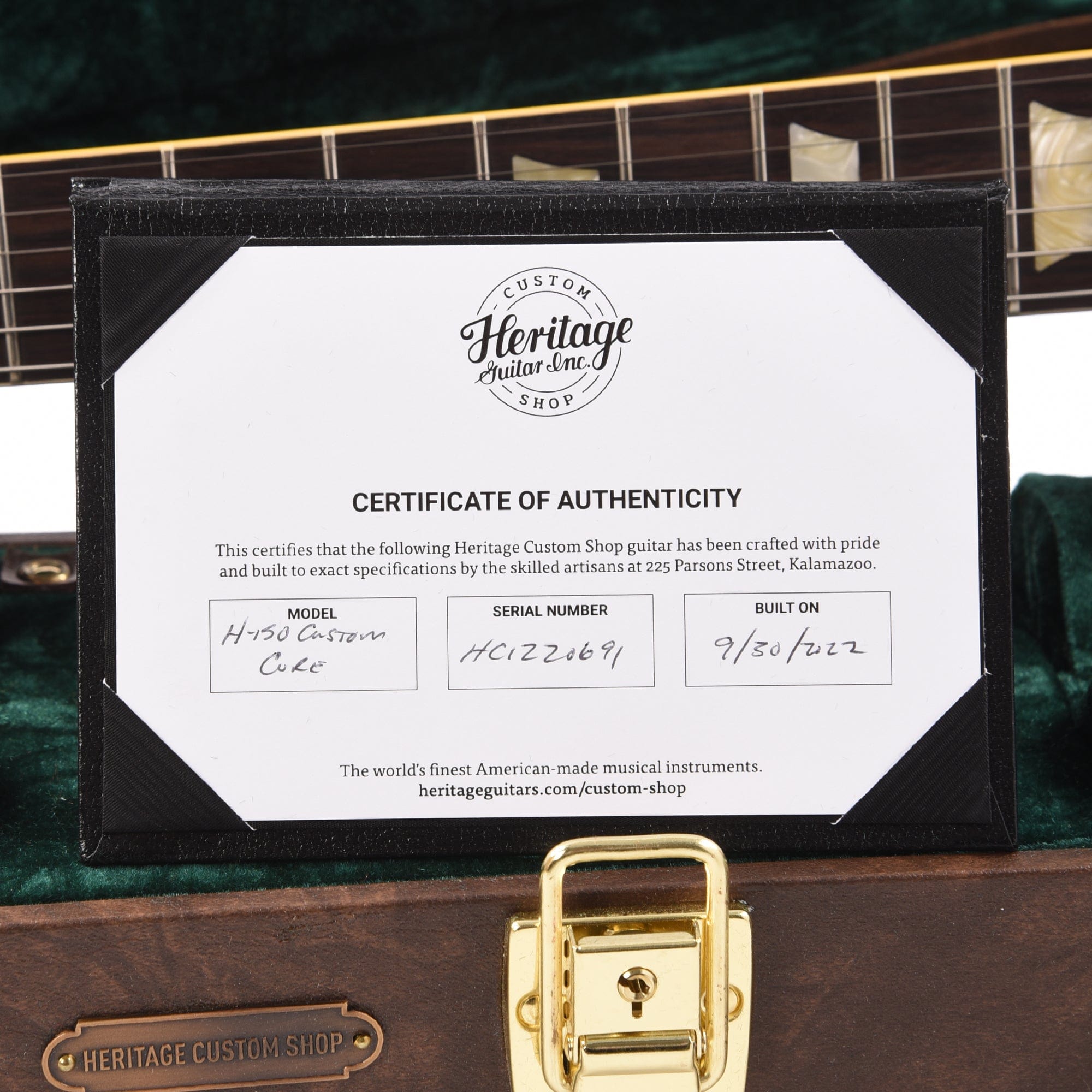 Heritage Custom Shop Core H-150 Dark Cherry Sunburst w/CME Hand-Selected Top Electric Guitars / Solid Body