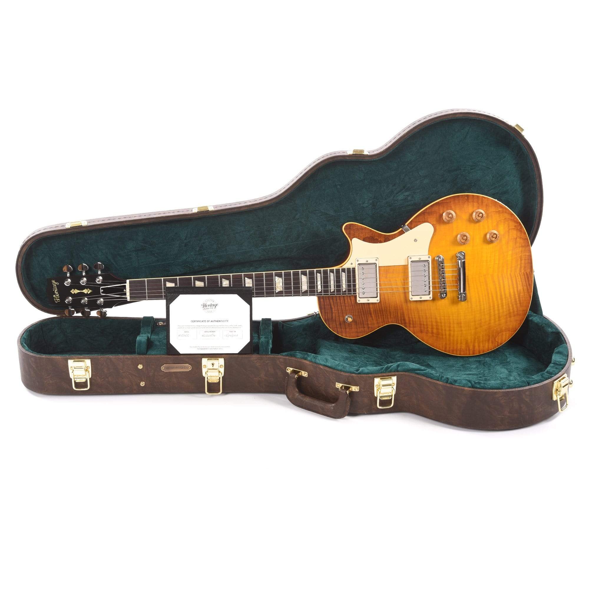 Heritage Custom Shop Core H-150 Dirty Lemon Burst w/CME Hand-Selected Top Electric Guitars / Solid Body