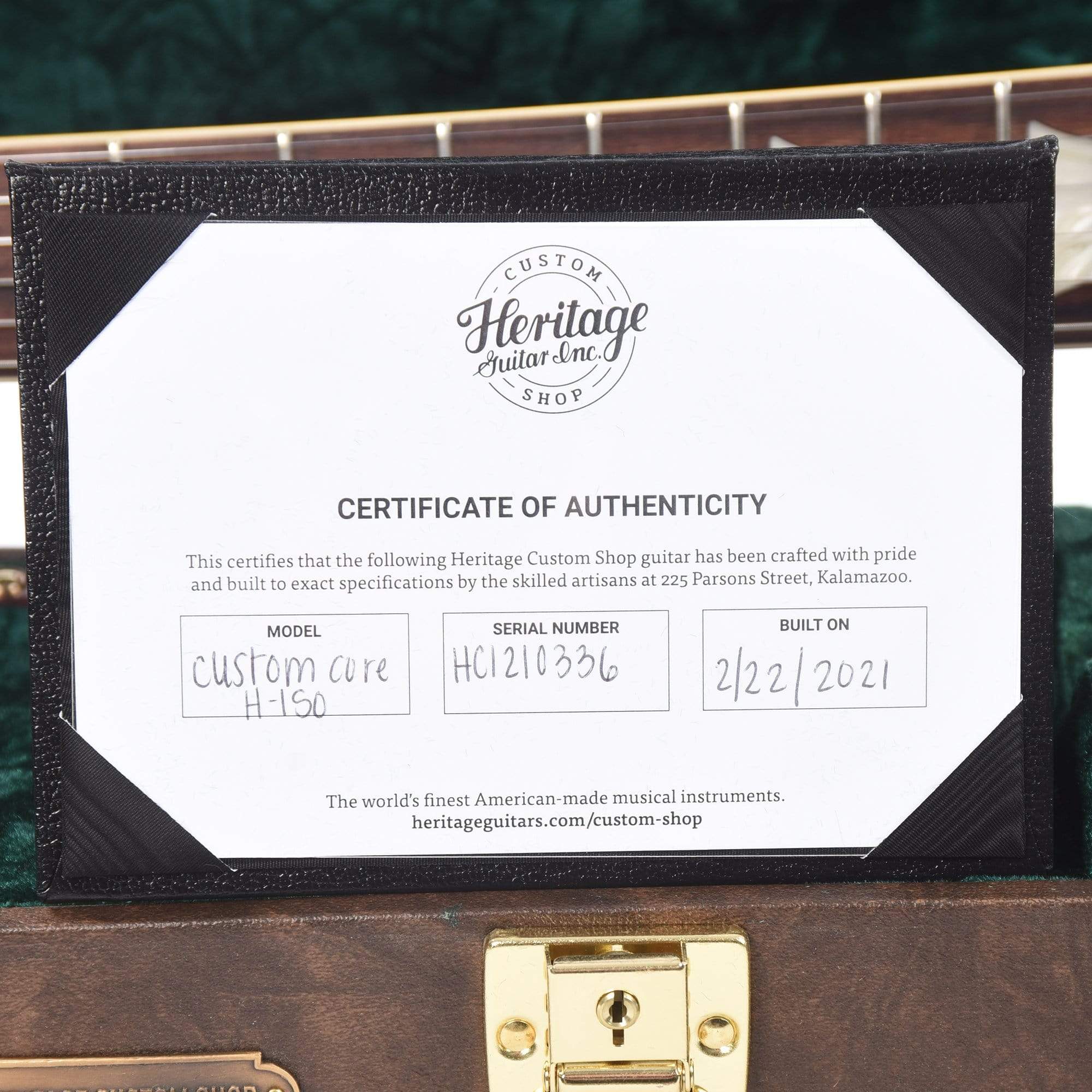 Heritage Custom Shop Core H-150 Dirty Lemon Burst w/CME Hand-Selected Top Electric Guitars / Solid Body