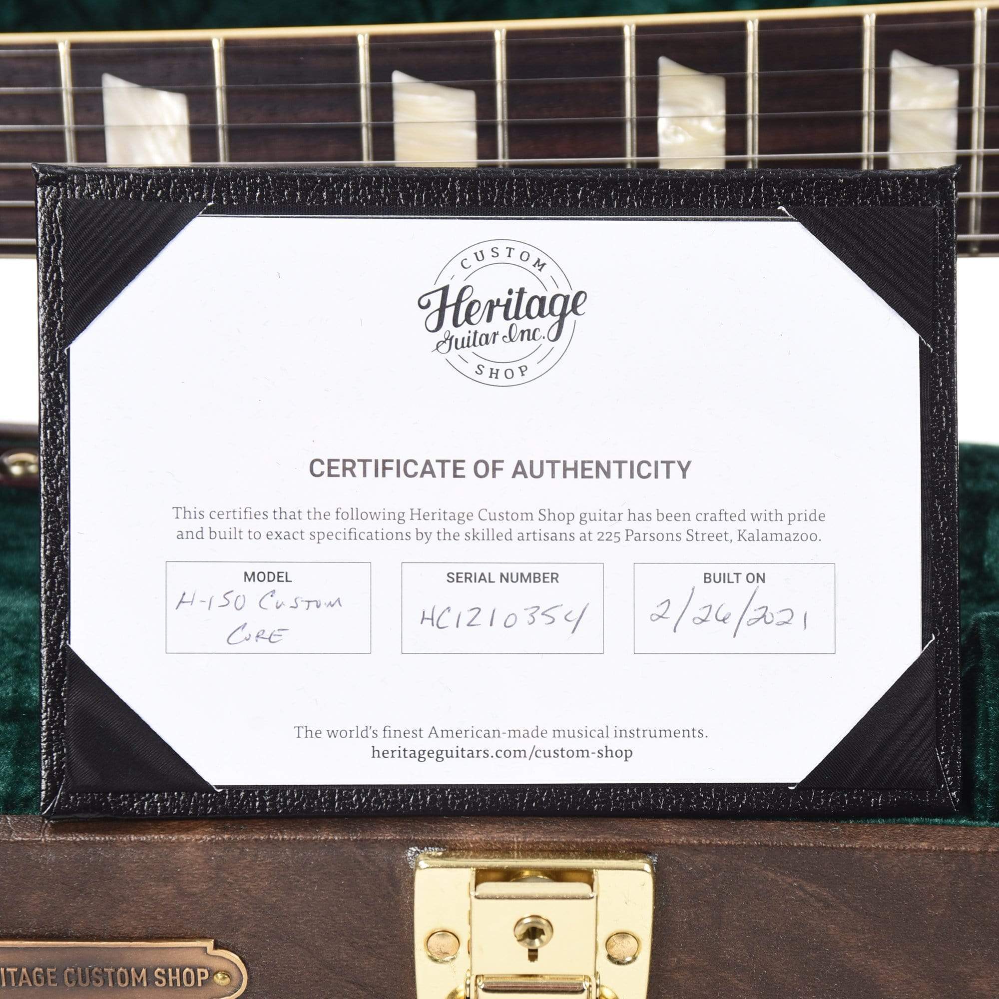 Heritage Custom Shop Core H-150 Dirty Lemon Burst w/CME Hand-Selected Top Electric Guitars / Solid Body