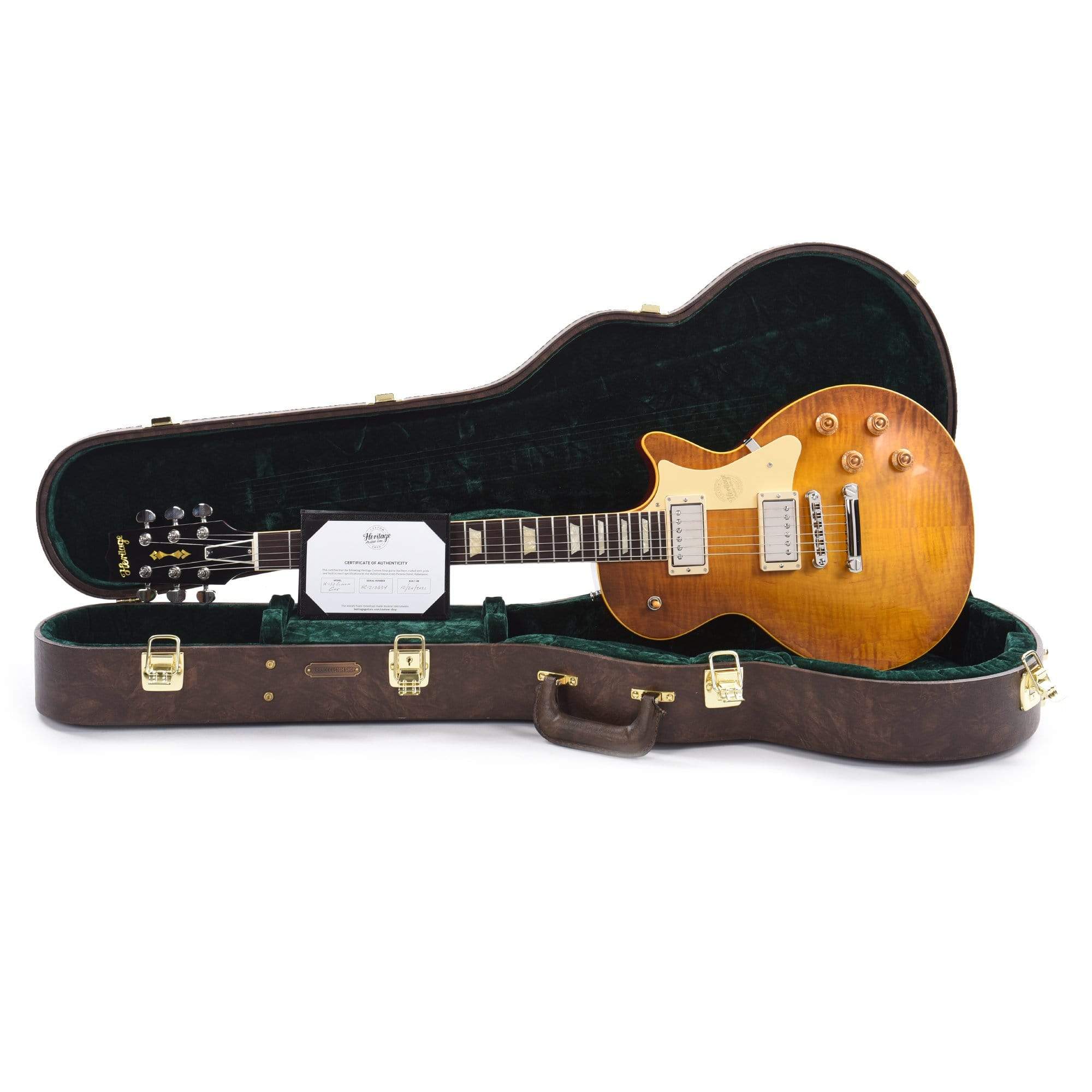 Heritage Custom Shop Core H-150 Dirty Lemon Burst w/CME Hand-Selected Top Electric Guitars / Solid Body