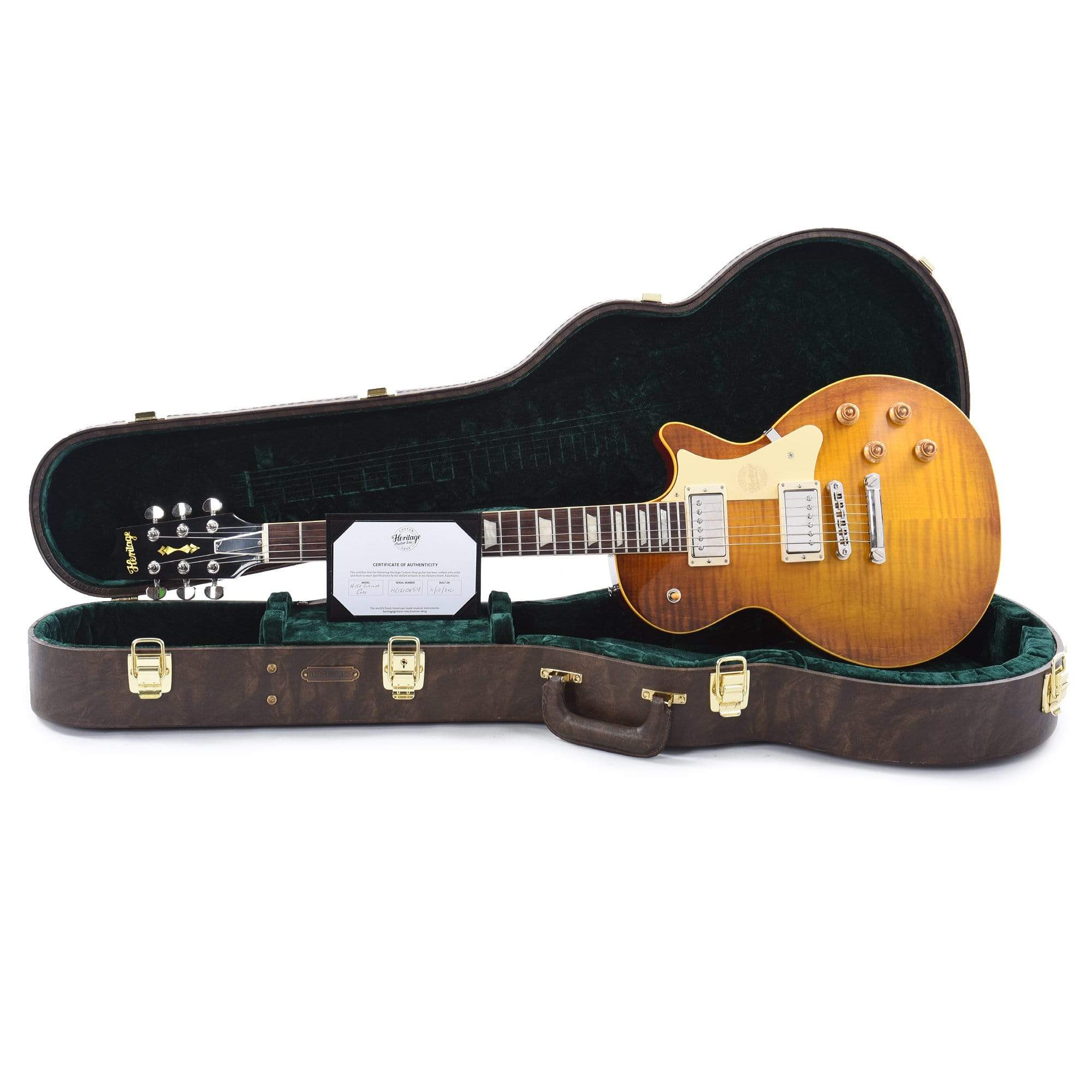 Heritage Custom Shop Core H-150 Dirty Lemon Burst w/CME Hand-Selected Top Electric Guitars / Solid Body