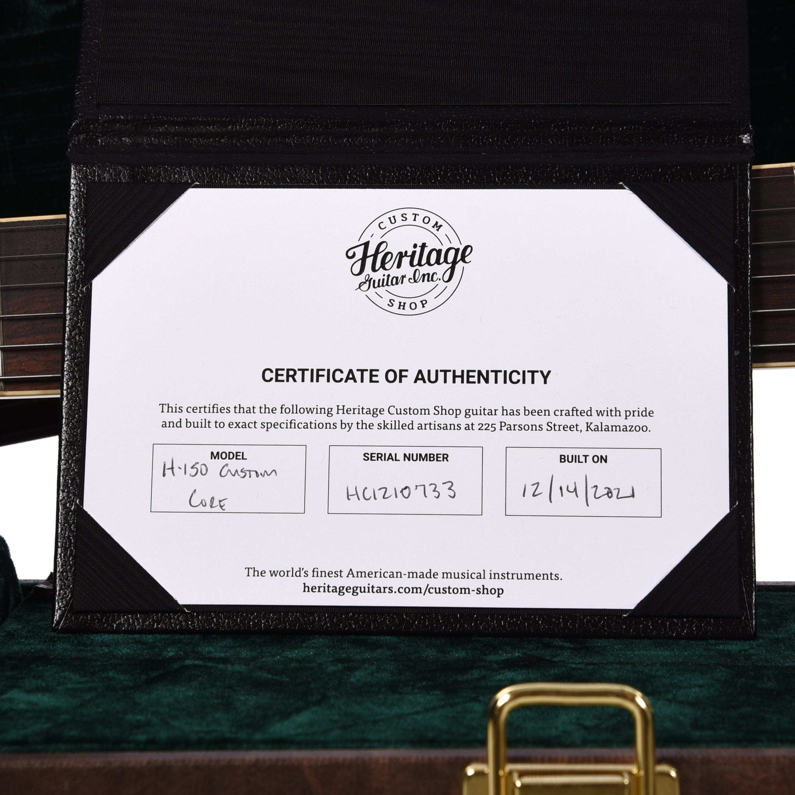 Heritage Custom Shop Core H-150 Dirty Lemon Burst w/CME Hand-Selected Top Electric Guitars / Solid Body