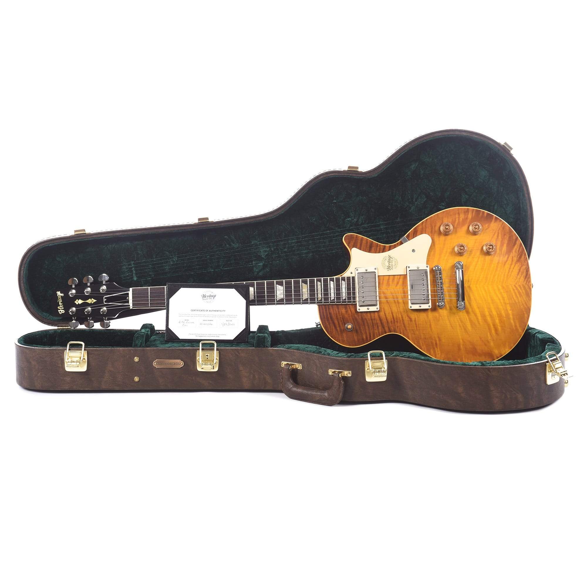 Heritage Custom Shop Core H-150 Dirty Lemon Burst w/CME Hand-Selected Top Electric Guitars / Solid Body