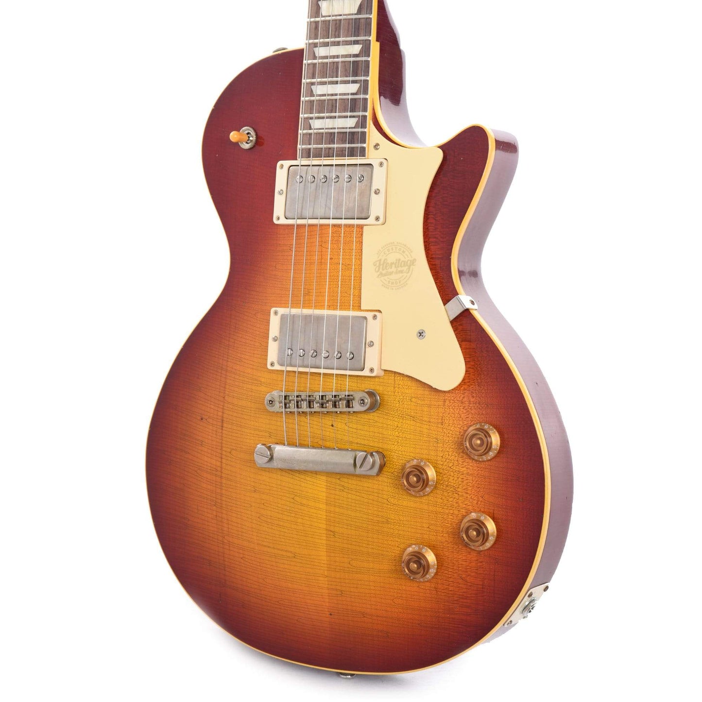 Heritage Custom Shop Core H-150 Plain Top Artisan Aged Dark Cherry Sunburst Electric Guitars / Solid Body