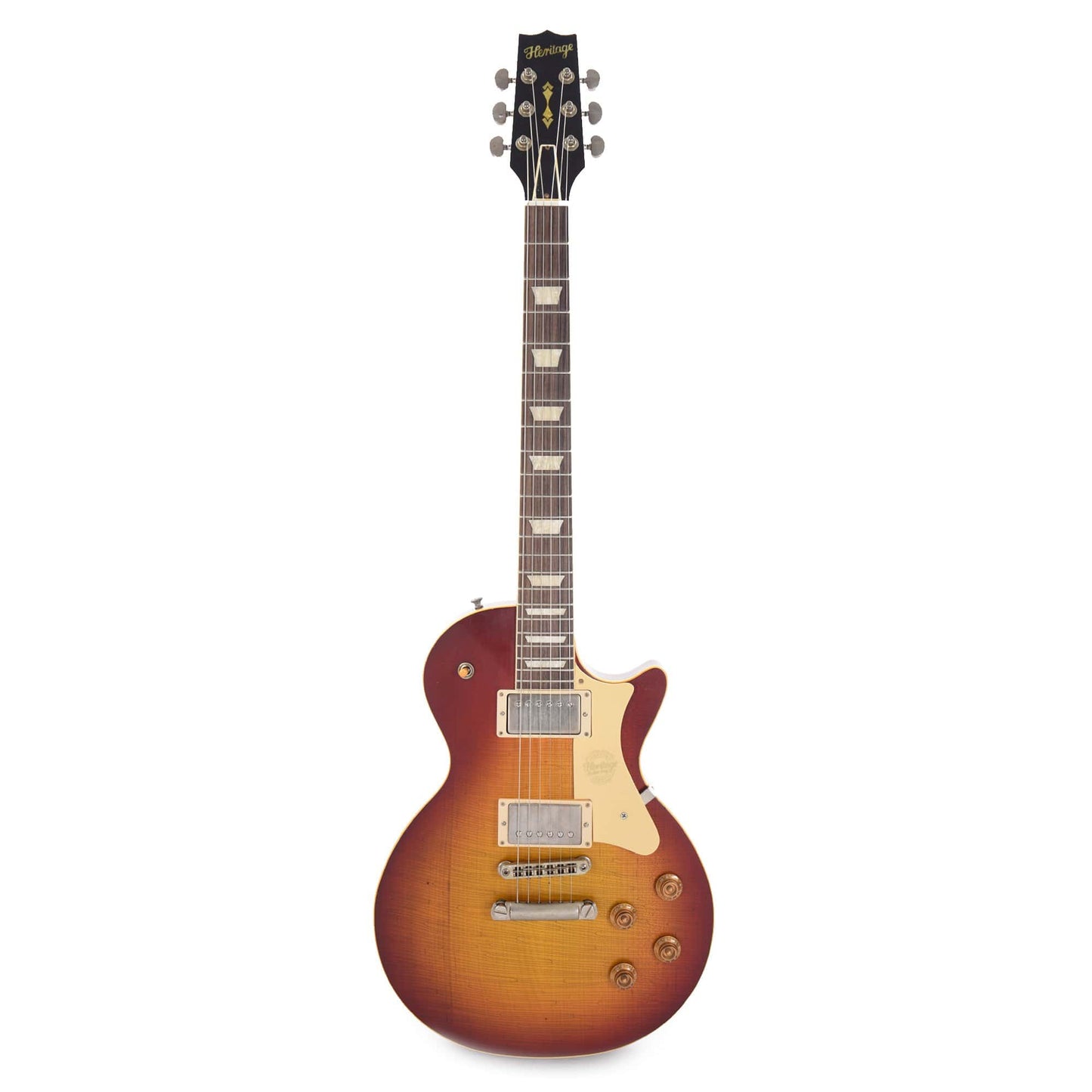 Heritage Custom Shop Core H-150 Plain Top Artisan Aged Dark Cherry Sunburst Electric Guitars / Solid Body
