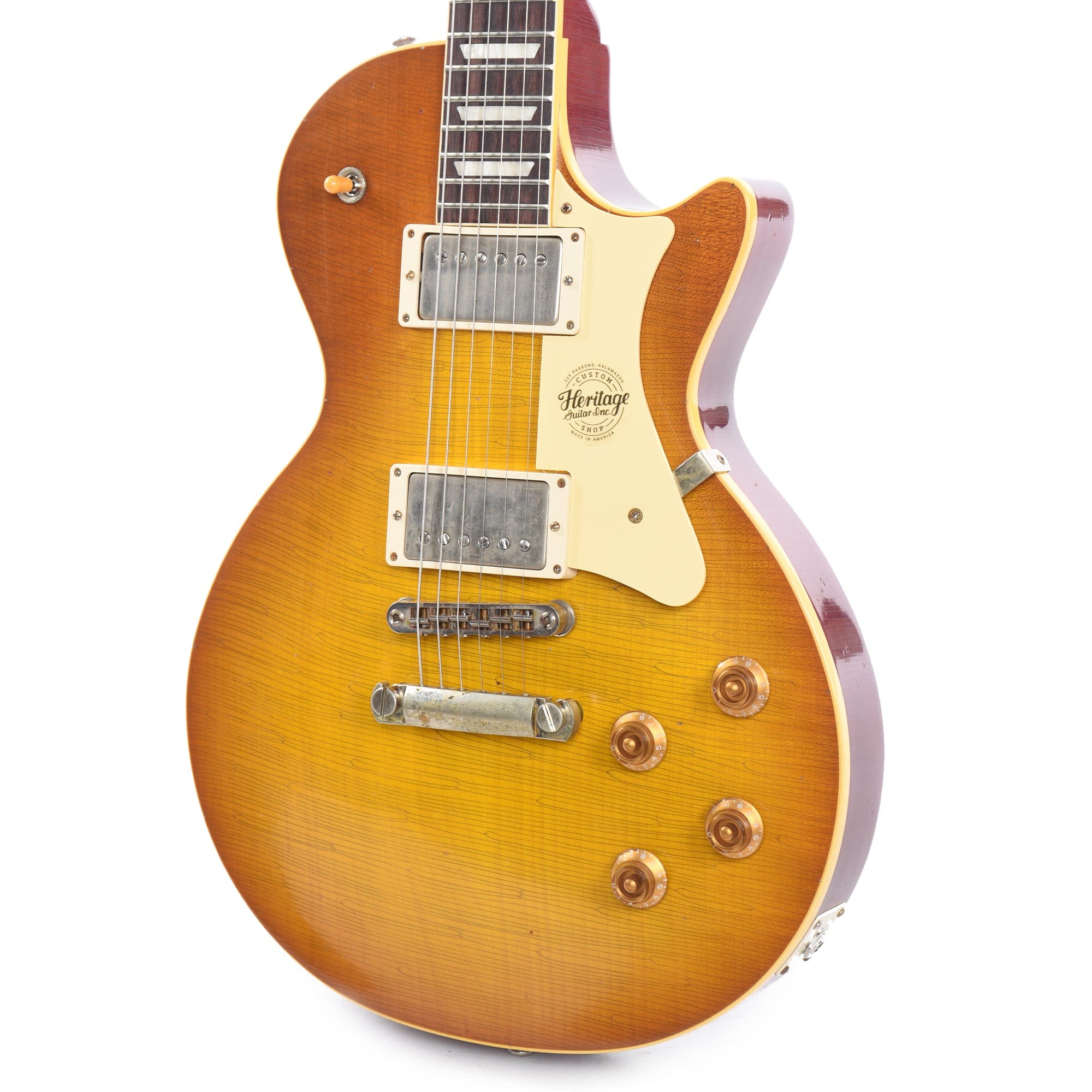 Heritage Custom Shop Core H-150 Plain Top Artisan Aged Dirty Lemon Burst Electric Guitars / Solid Body