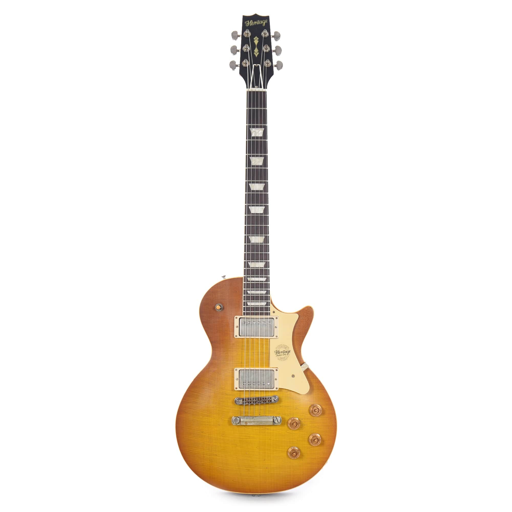 Heritage Custom Shop Core H-150 Plain Top Artisan Aged Dirty Lemon Burst Electric Guitars / Solid Body
