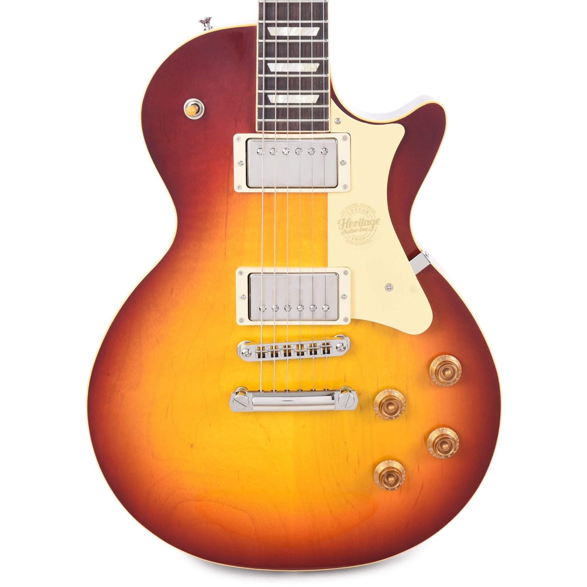 Heritage Custom Shop Core H-150 Plain Top Dark Cherry Sunburst Electric Guitars / Solid Body