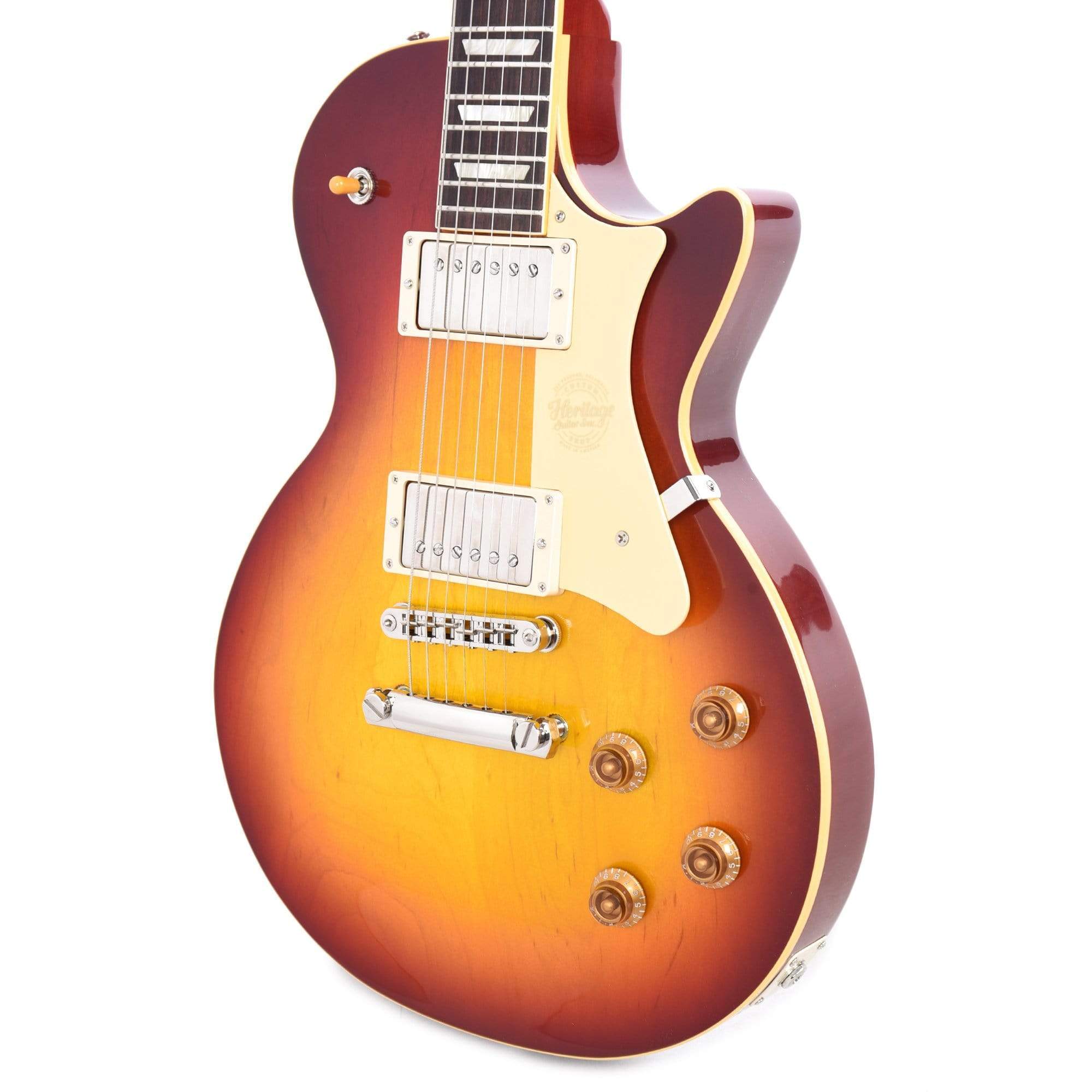 Heritage Custom Shop Core H-150 Plain Top Dark Cherry Sunburst Electric Guitars / Solid Body