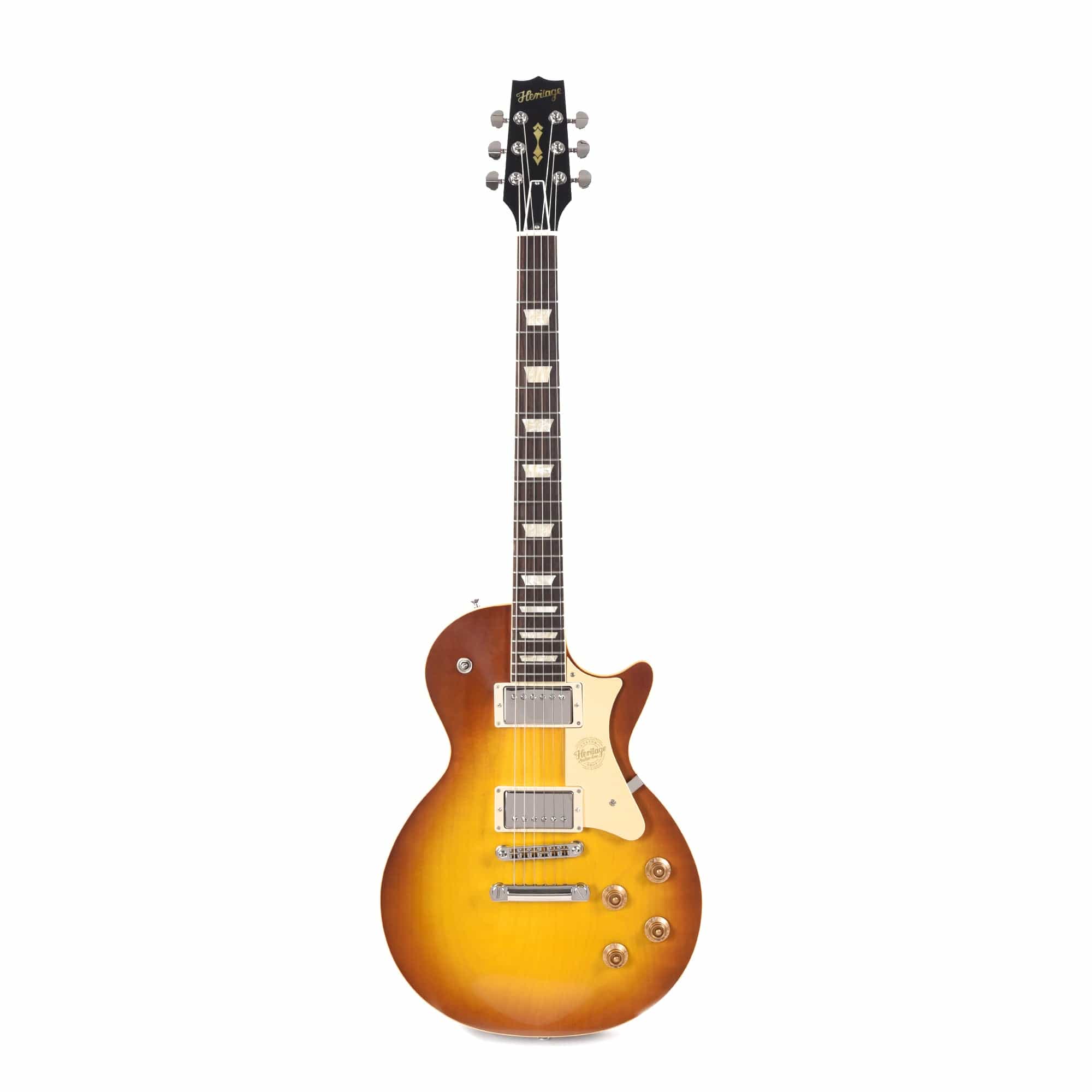 Heritage Custom Shop Core H-150 Plain Top Dirty Lemon Burst Electric Guitars / Solid Body