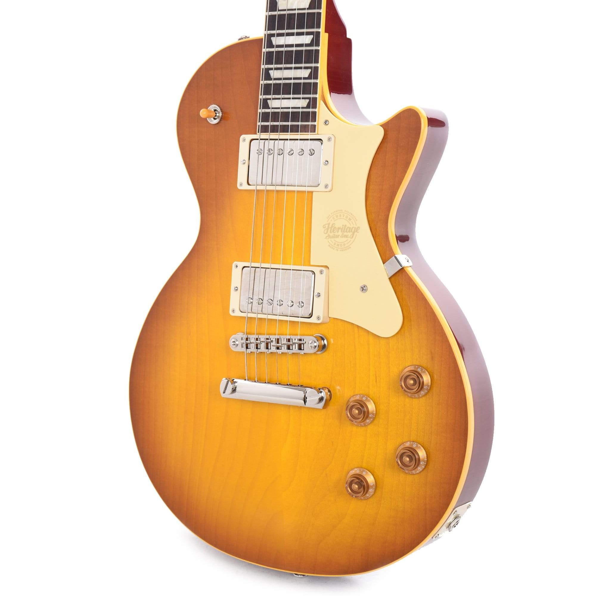 Heritage Custom Shop Core H-150 Plain Top Dirty Lemon Burst Electric Guitars / Solid Body