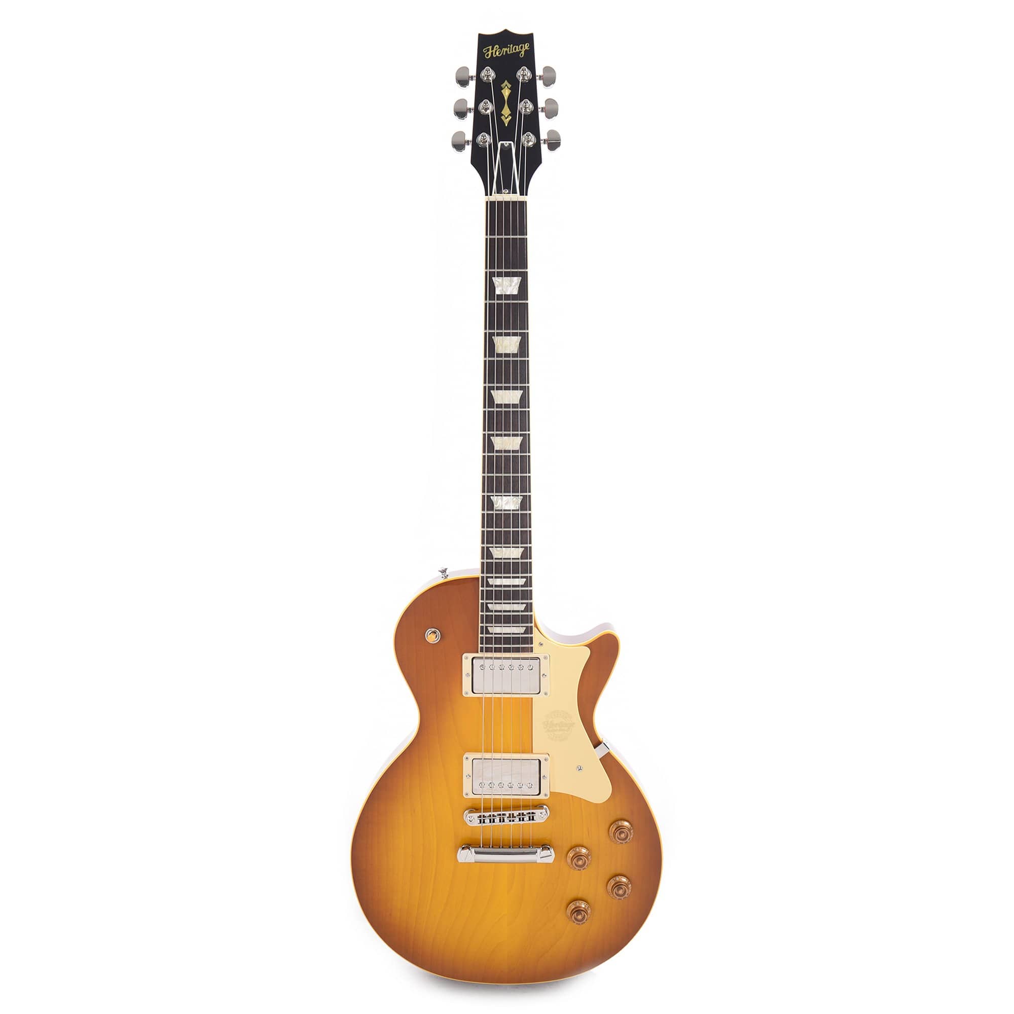Heritage Custom Shop Core H-150 Plain Top Dirty Lemon Burst Electric Guitars / Solid Body