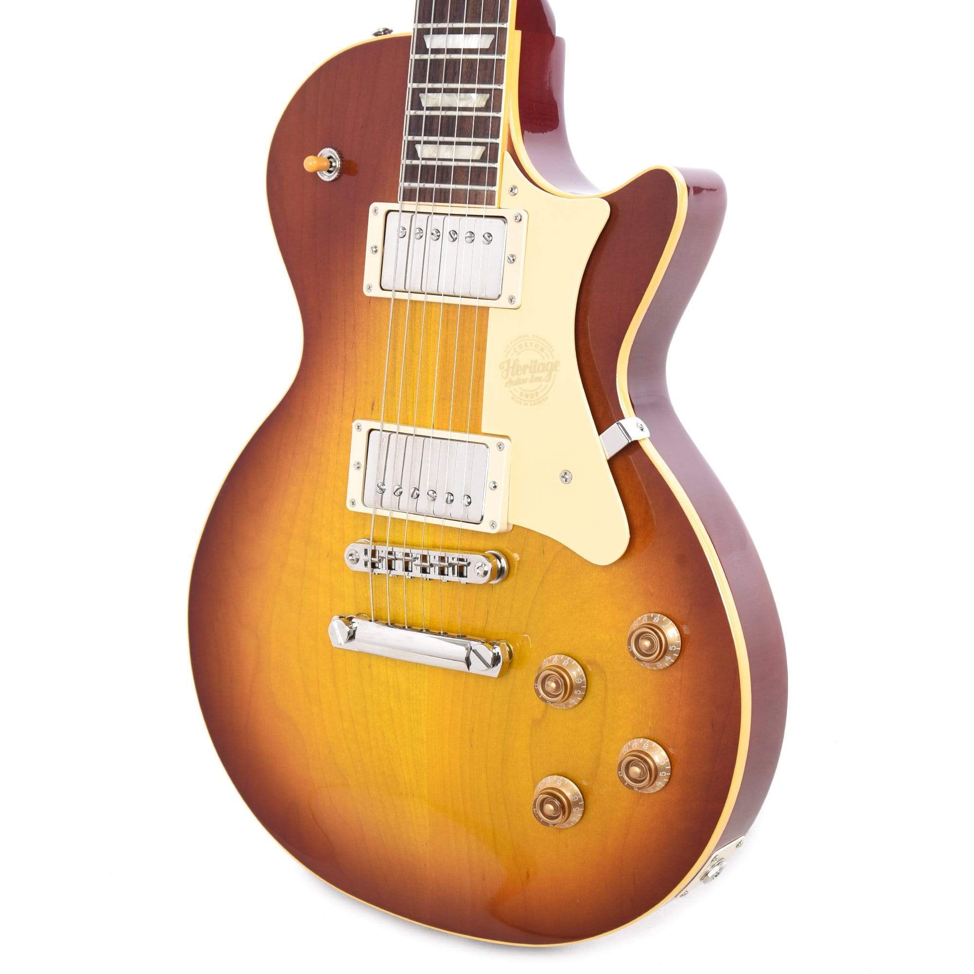 Heritage Custom Shop Core H-150 Plain Top Tobacco Sunburst Electric Guitars / Solid Body