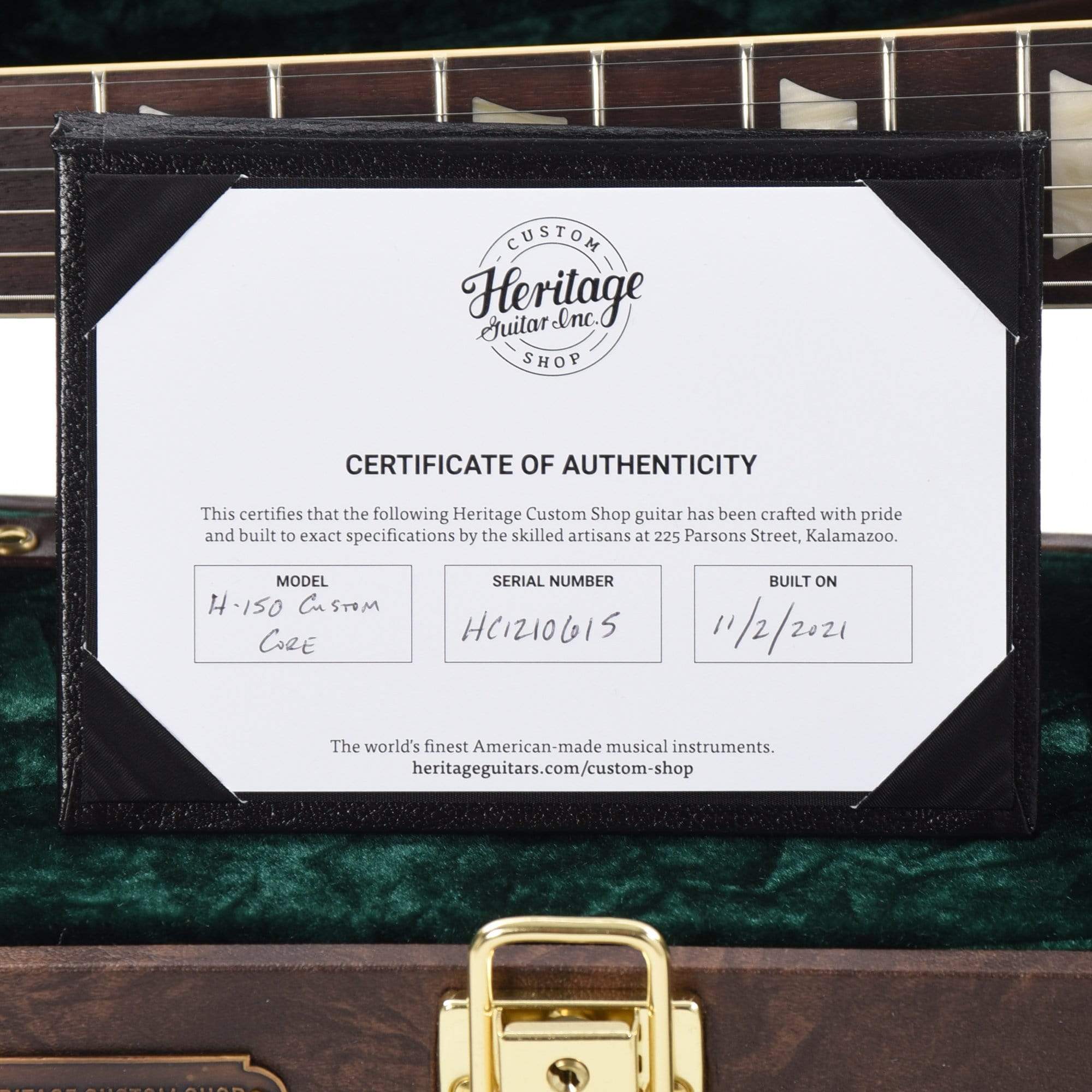 Heritage Custom Shop Core H-150 Tobacco Sunburst w/CME Hand-Selected Top Electric Guitars / Solid Body