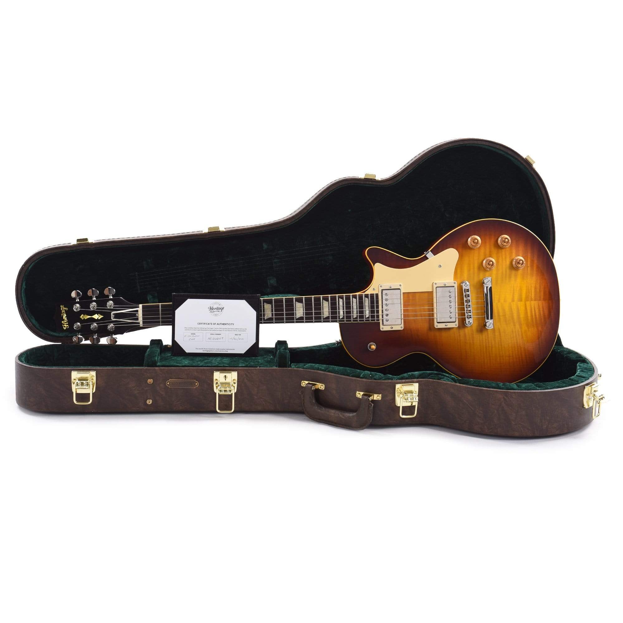 Heritage Custom Shop Core H-150 Tobacco Sunburst w/CME Hand-Selected Top Electric Guitars / Solid Body