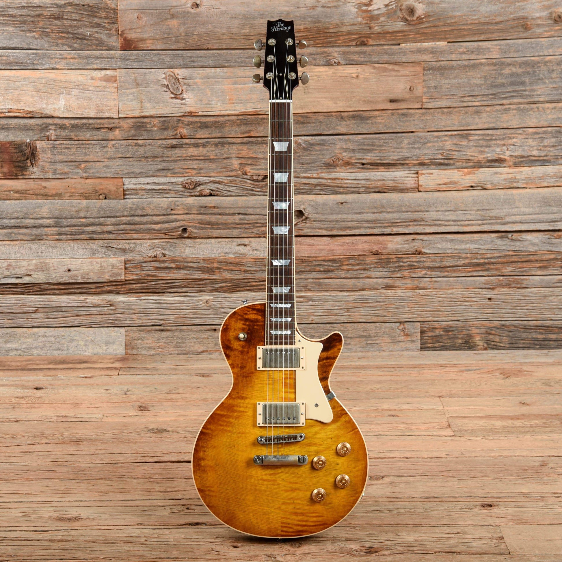 Heritage H-150 Artisan Aged Dirty Lemon Burst Electric Guitars / Solid Body