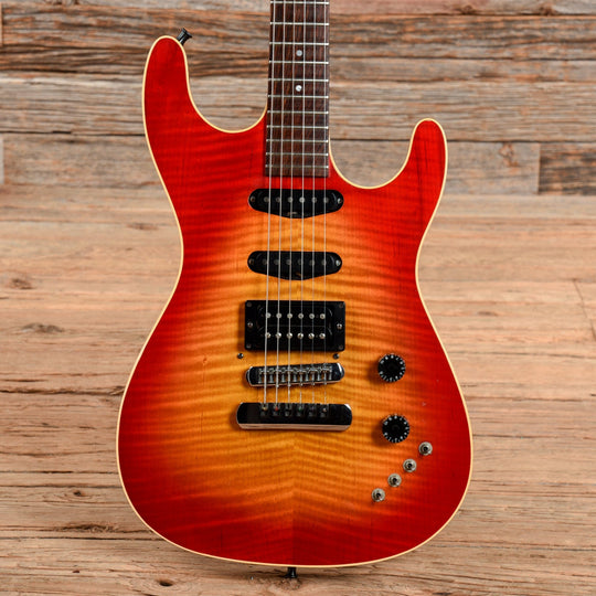 Heritage Stat HSS Cherry Sunburst 1987 Electric Guitars / Solid Body
