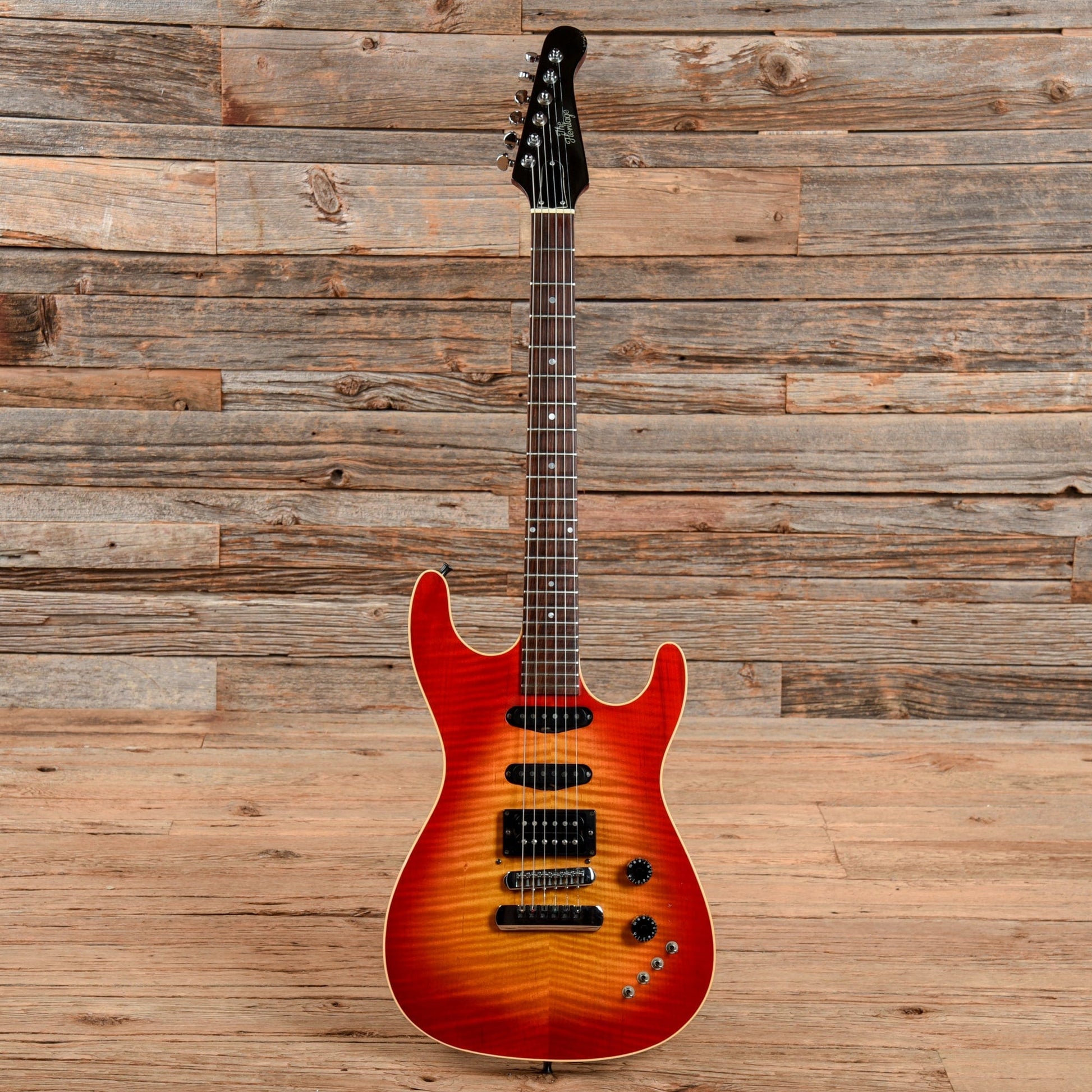 Heritage Stat HSS Cherry Sunburst 1987 Electric Guitars / Solid Body