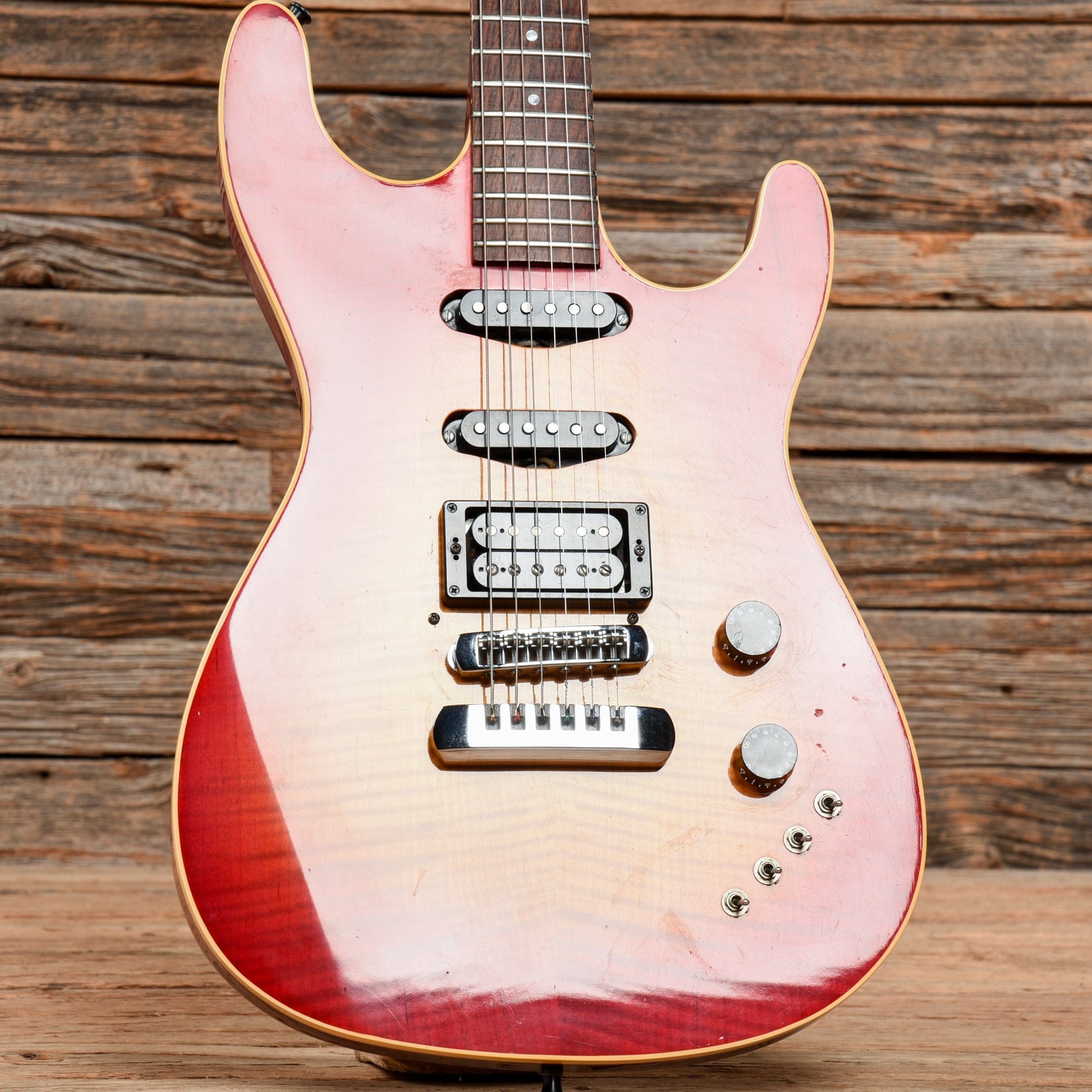 Heritage Stat HSS Cherry Sunburst 1987 Electric Guitars / Solid Body