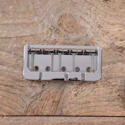 Hipshot B Style 5-String Bridge Chromed Aluminum Parts / Bass Guitar Parts