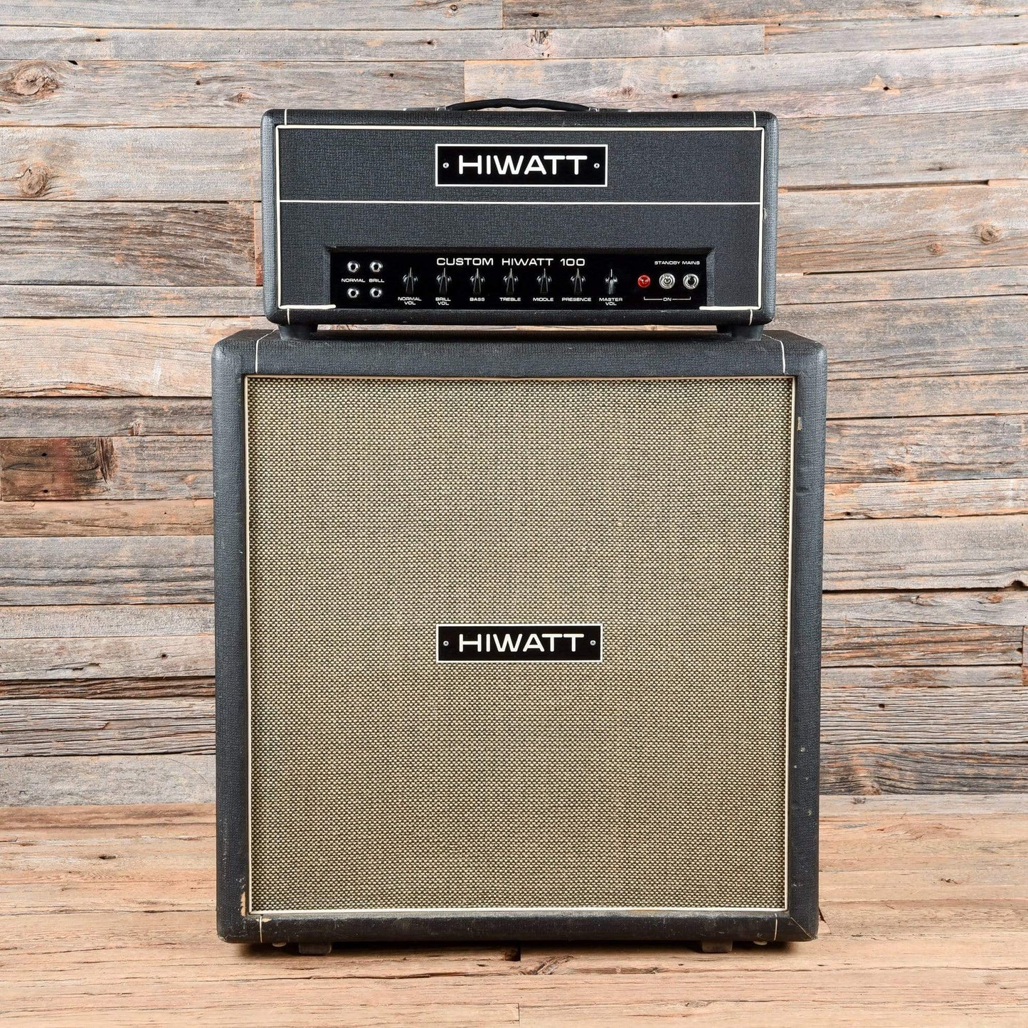Hiwatt DR103 Head w/4x12 Cabinet  1972 Amps / Guitar Combos