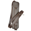 Hofner Vintage Leather Bass Strap Dark Brown Accessories / Straps