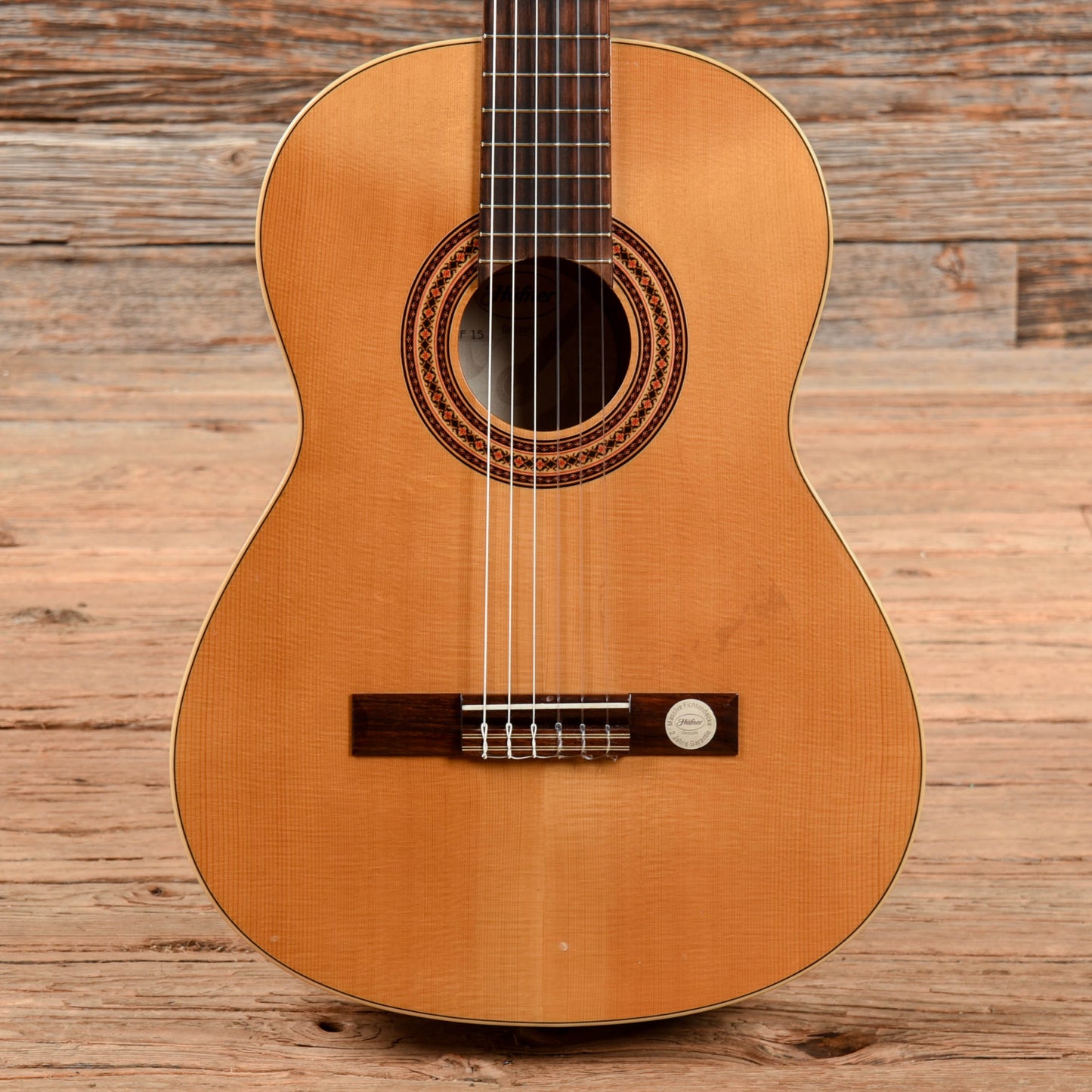 Hofner HF15 Classical Guitar Natural Acoustic Guitars / Concert