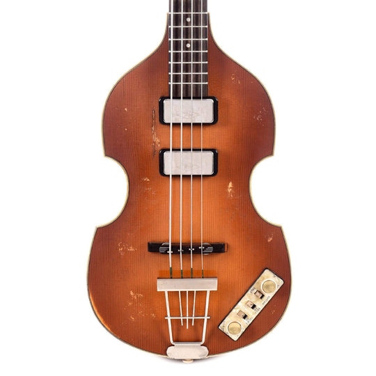 Hofner 1961 Reissue Violin Bass Vintage Aged Sunburst Bass Guitars / 4-String