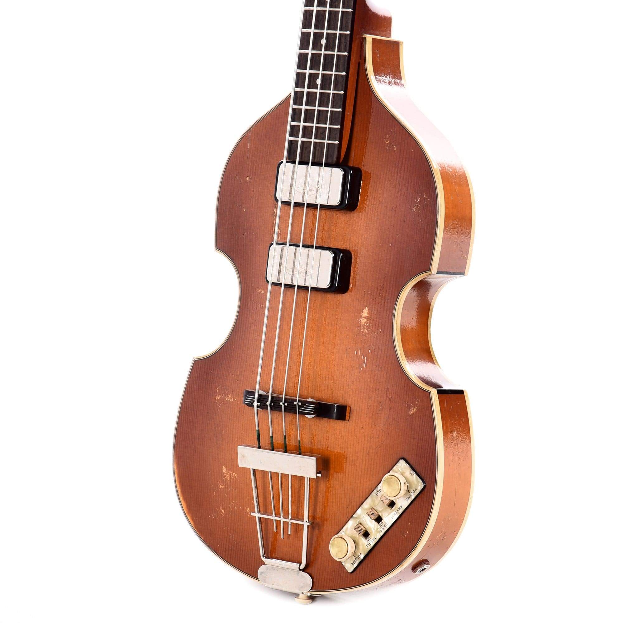 Hofner 1961 Reissue Violin Bass Vintage Aged Sunburst Bass Guitars / 4-String