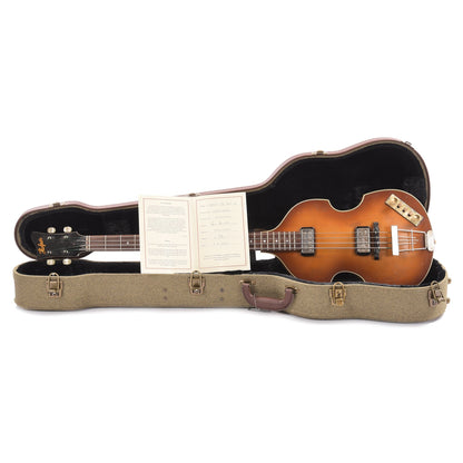 Hofner 1963 Reissue Violin Bass Vintage Aged Sunburst Bass Guitars / 4-String