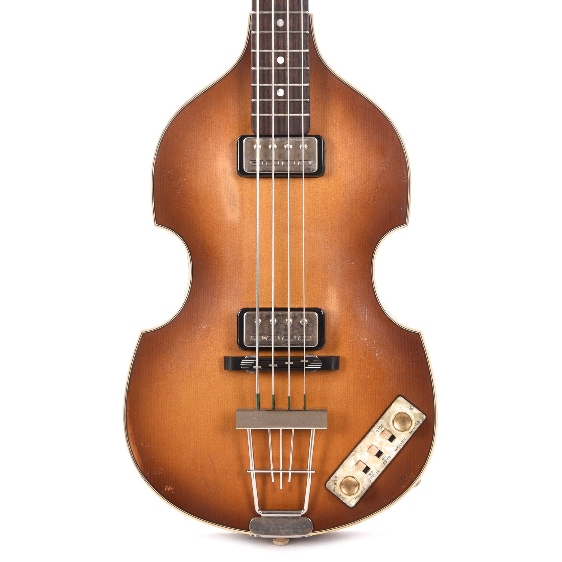 Hofner 1963 Reissue Violin Bass Vintage Aged Sunburst Bass Guitars / 4-String