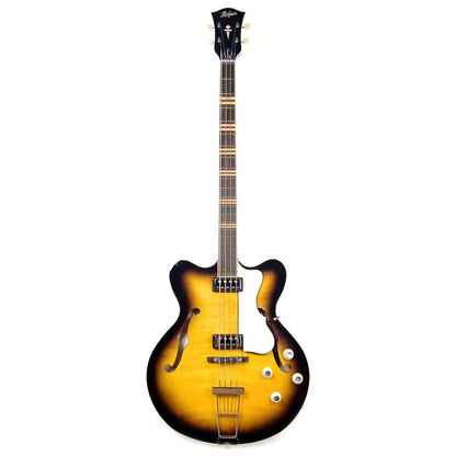 Hofner Contemporary Verythin Reissue Bass Sunburst Bass Guitars / 4-String