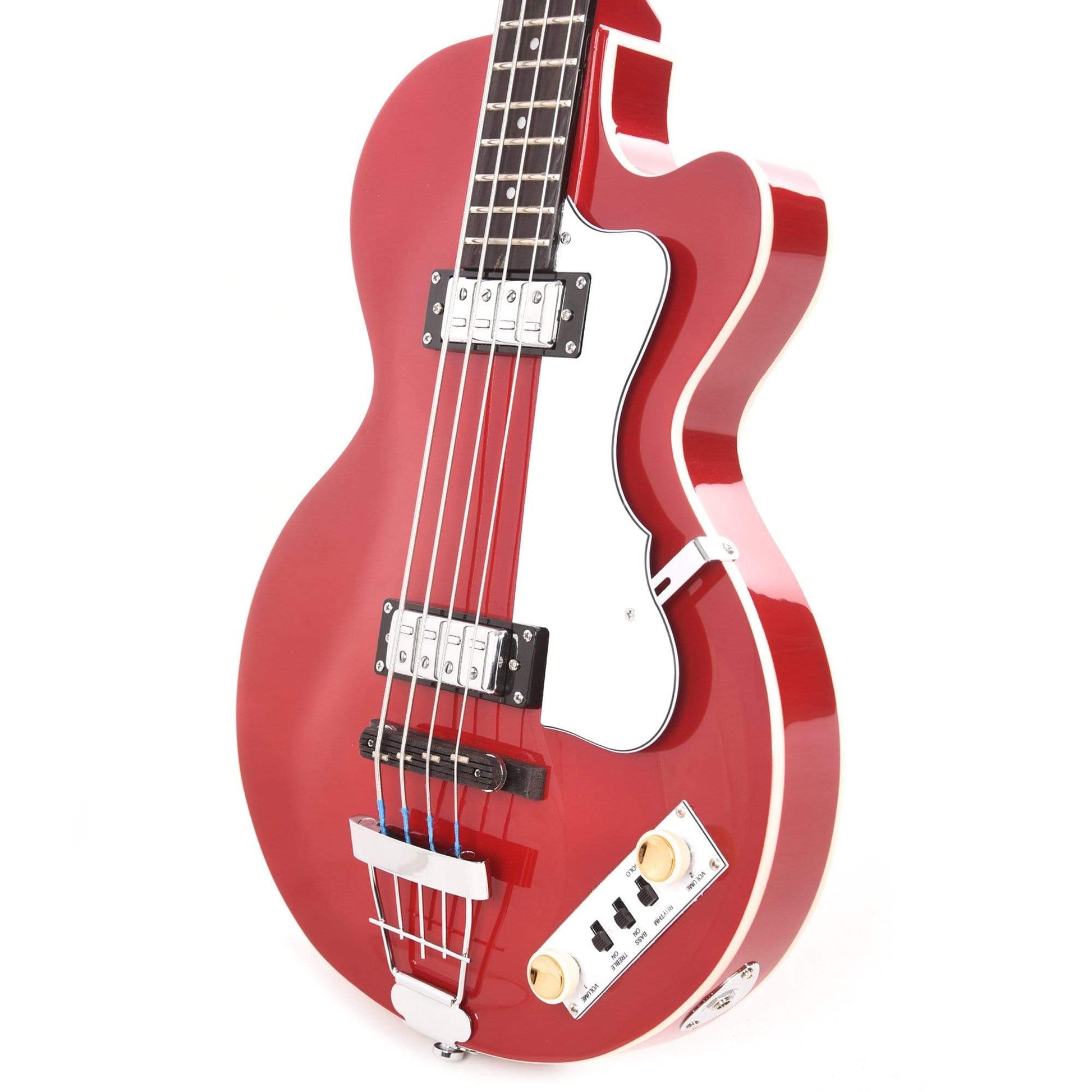 Hofner Ignition Pro Club Bass Metallic Red Bass Guitars / 4-String
