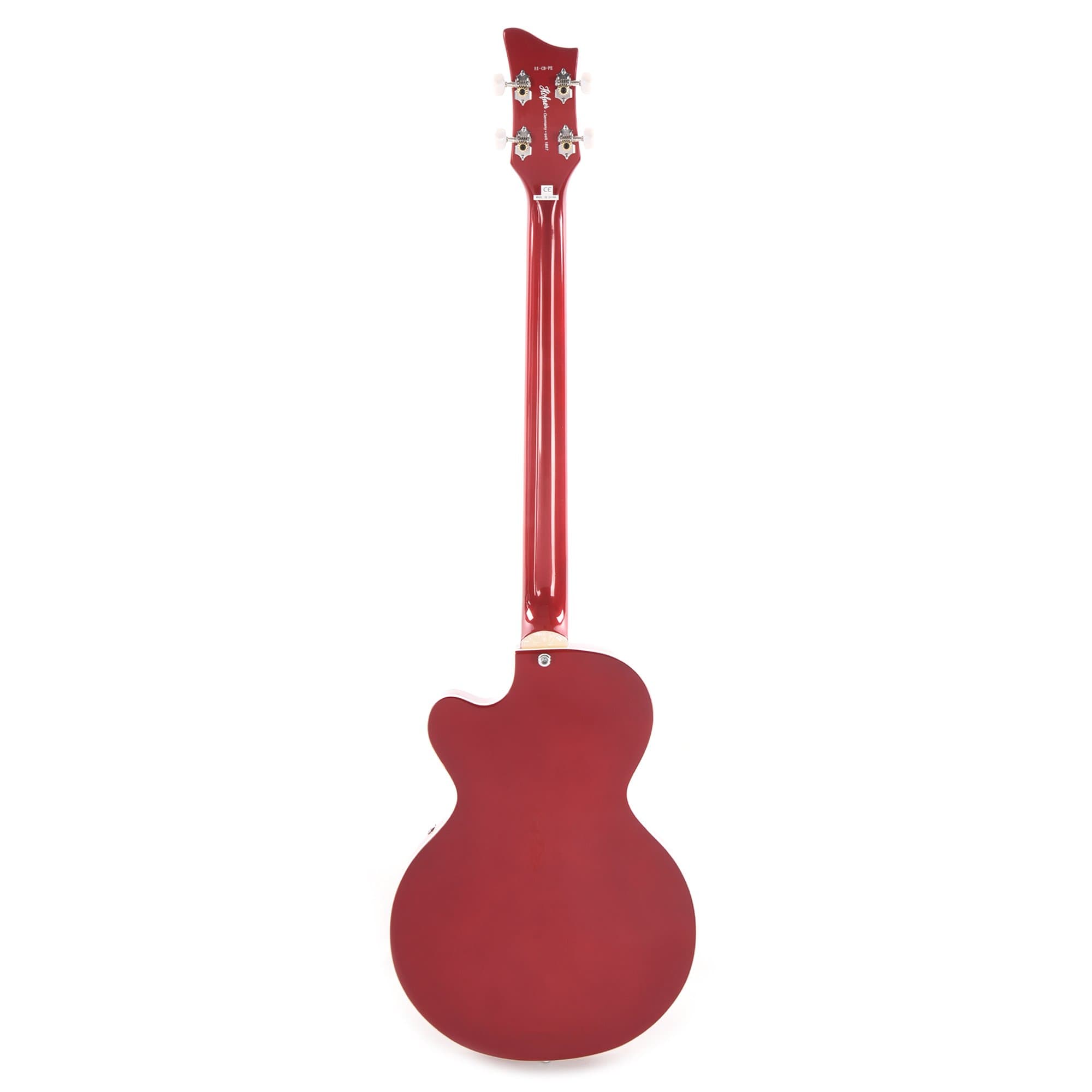 Hofner Ignition Pro Club Bass Metallic Red Chicago Music Exchange