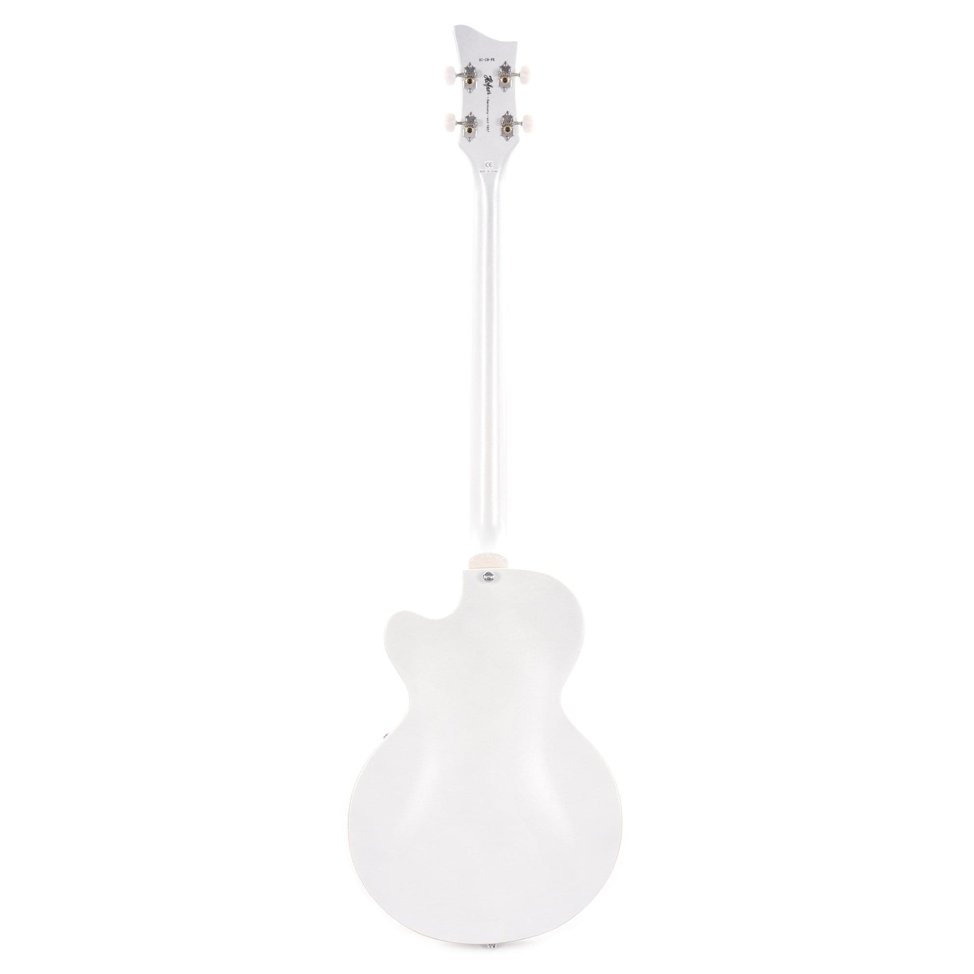 Hofner Ignition Pro Club Bass Pearl White Bass Guitars / 4-String