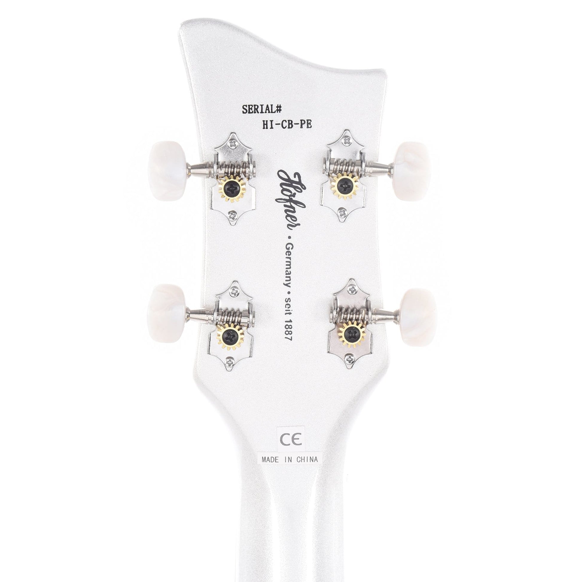 Hofner Ignition Pro Club Bass Pearl White Bass Guitars / 4-String