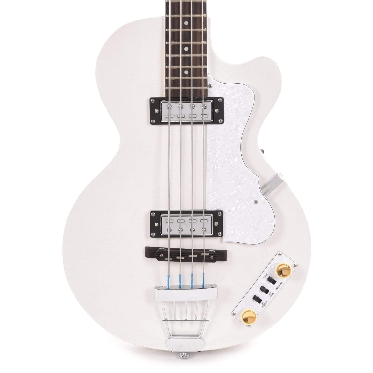 Hofner Ignition Pro Club Bass Pearl White Bass Guitars / 4-String