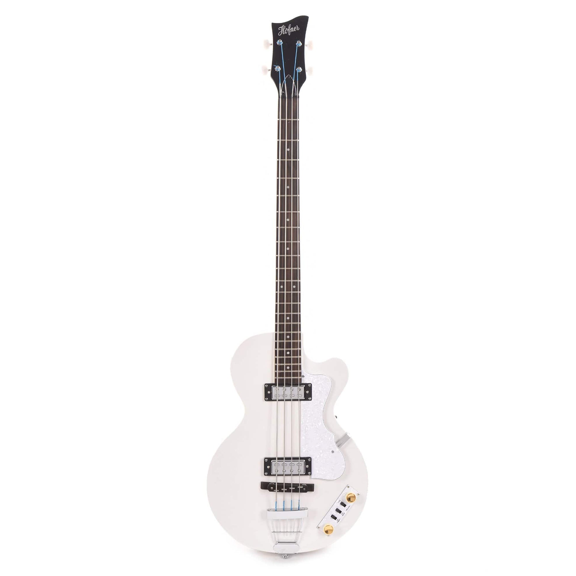 Hofner Ignition Pro Club Bass Pearl White Bass Guitars / 4-String