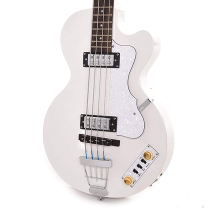 Hofner Ignition Pro Club Bass Pearl White Bass Guitars / 4-String