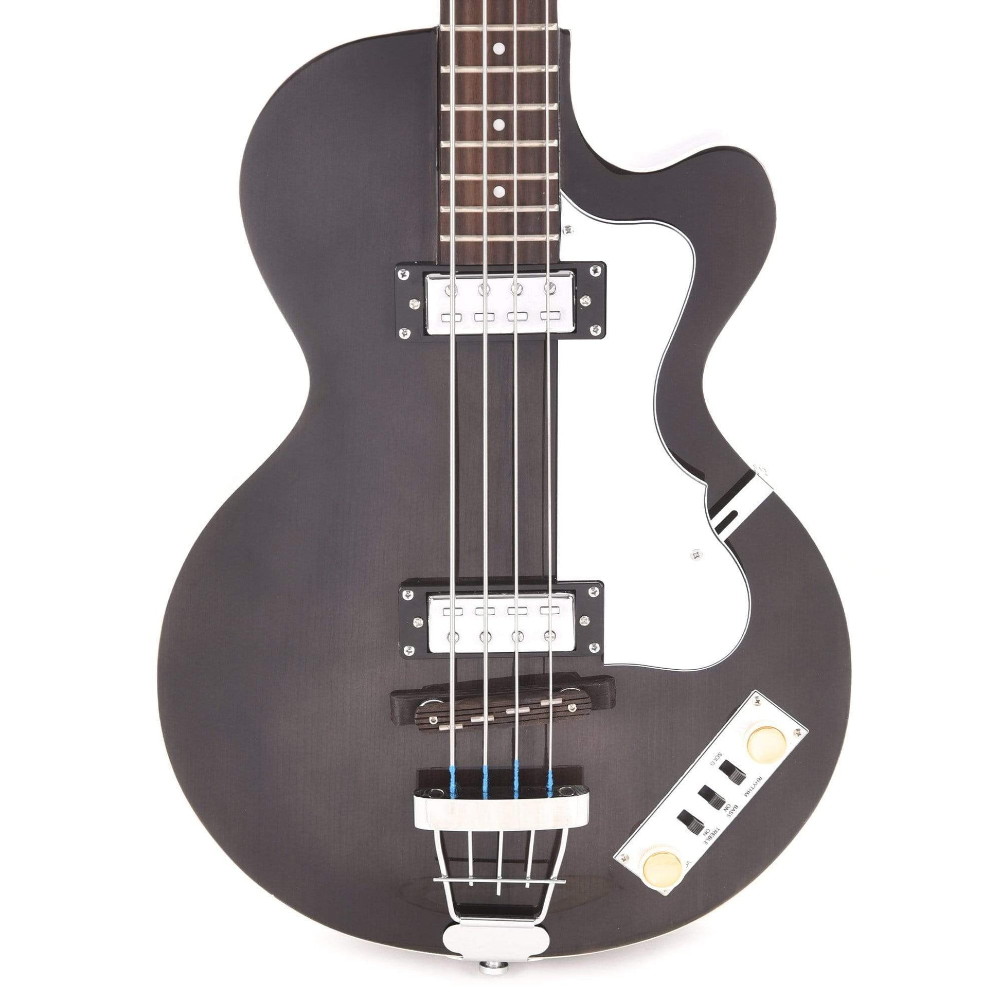 Hofner Ignition Pro Club Bass Transparent Black Bass Guitars / 4-String