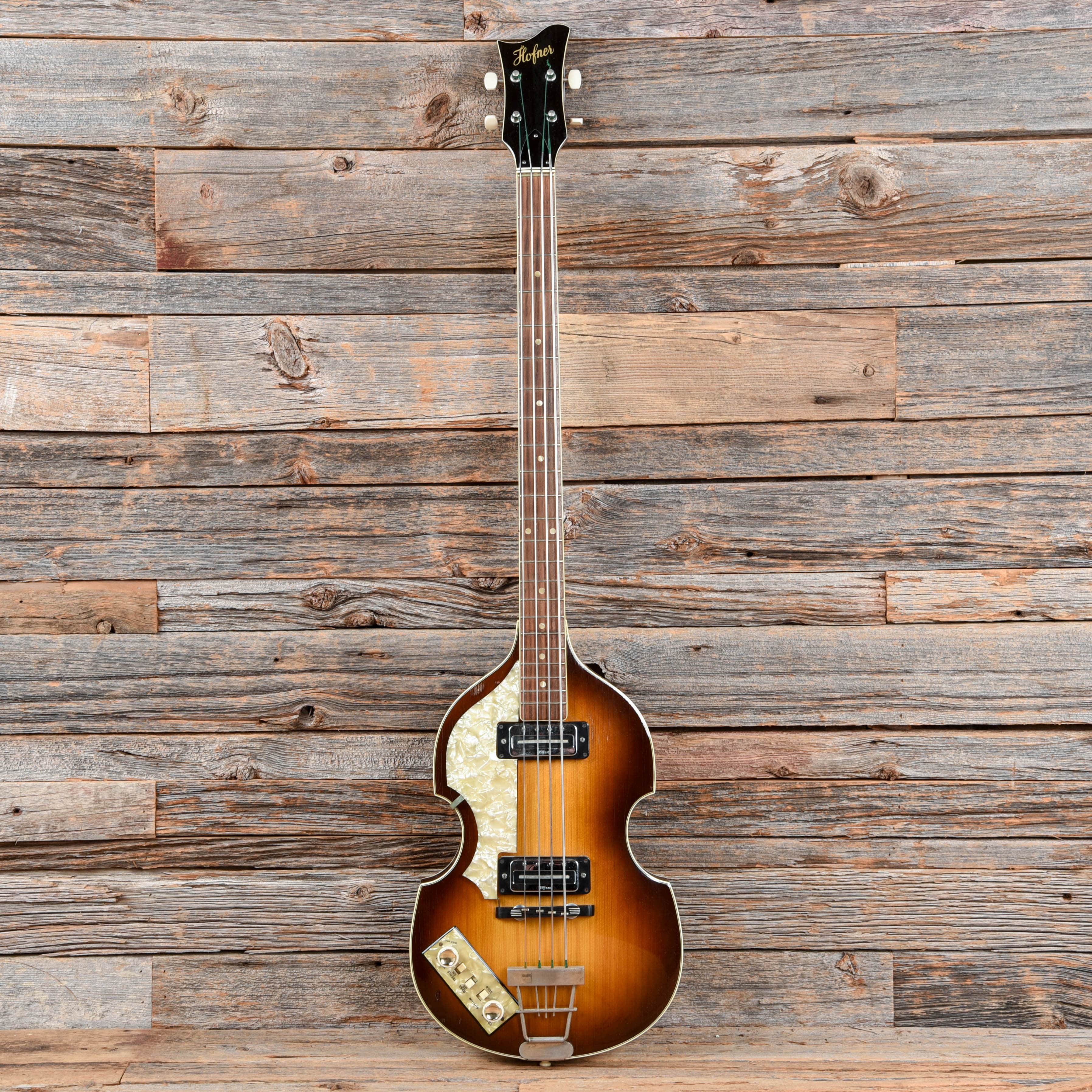 Hofner 500/1 Violin Bass Sunburst 1967 LEFTY – Chicago Music Exchange
