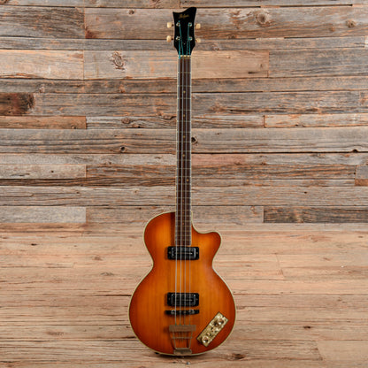 Hofner Club Bass Sunburst 1967 Bass Guitars / Short Scale