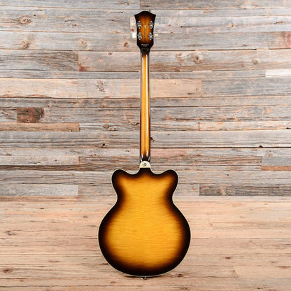Hofner Contemporary Verythin Reissue Bass Sunburst Bass Guitars / Short Scale