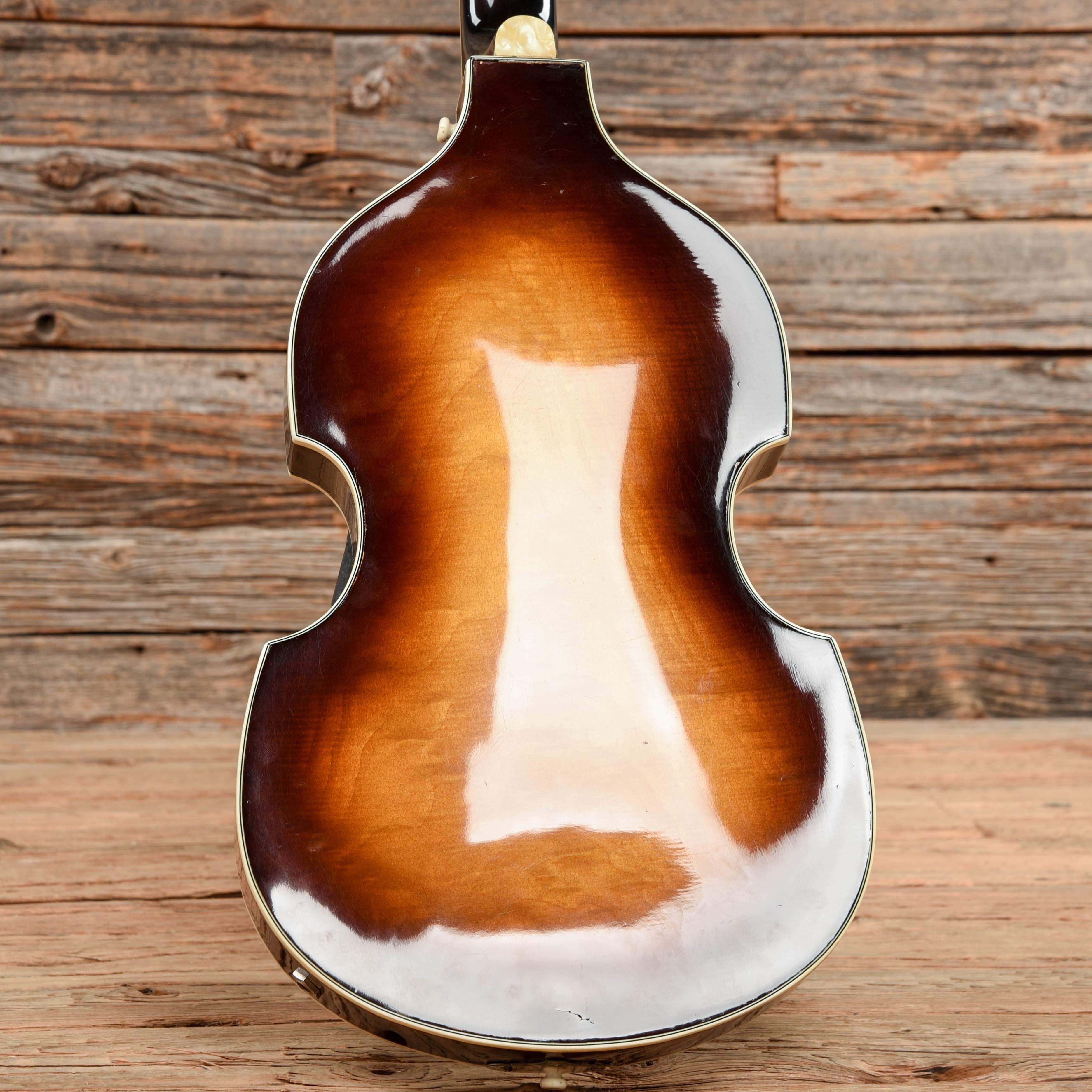 Hofner Violin Bass Sunburst 1960s Bass Guitars / Short Scale