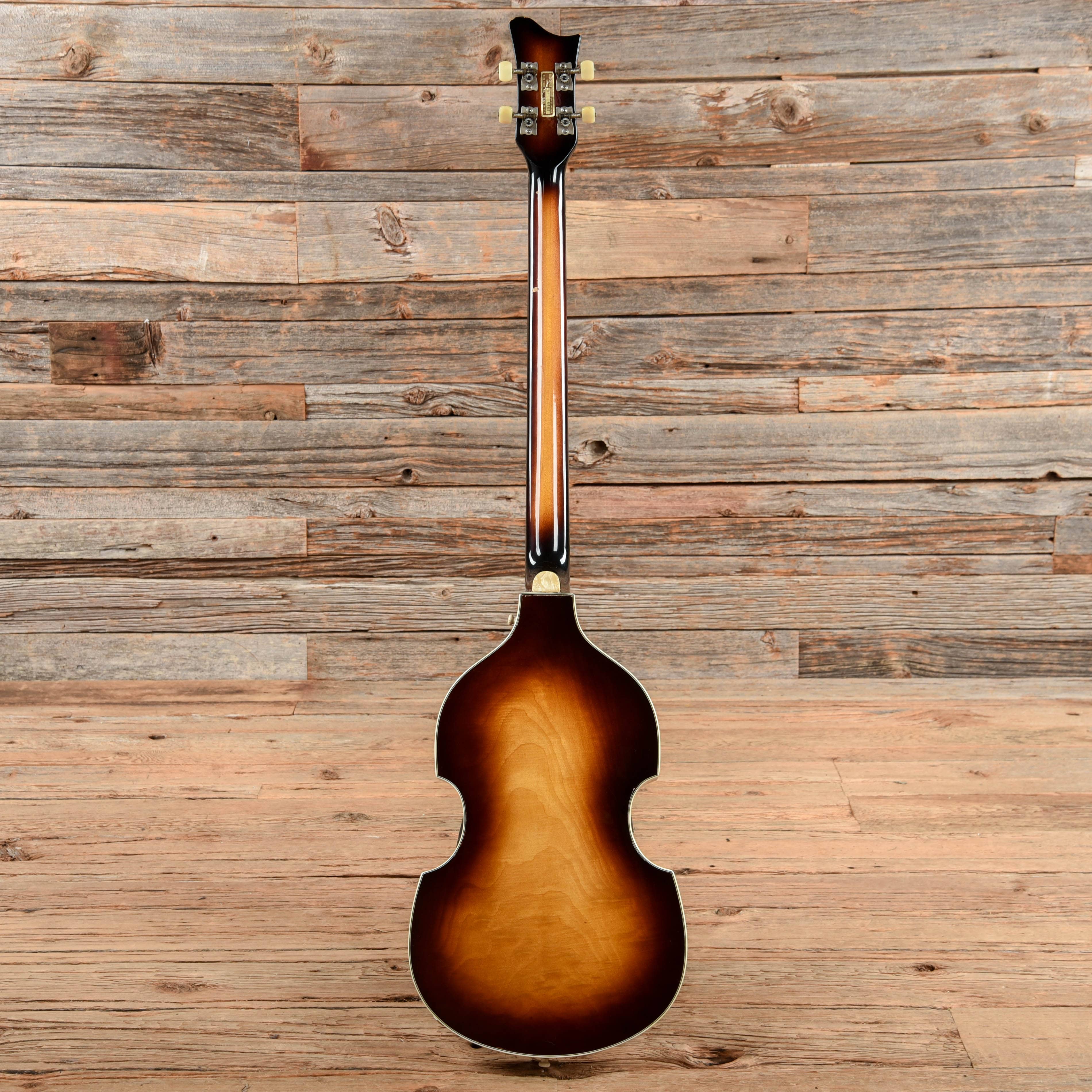 Hofner Violin Bass Sunburst 1960s Bass Guitars / Short Scale